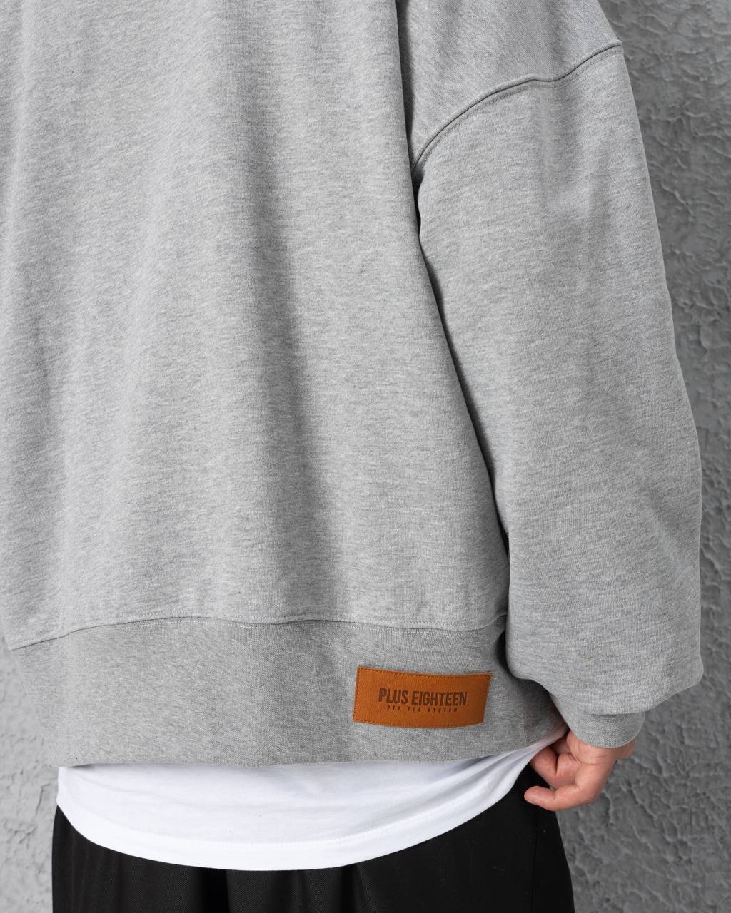 SWEAT OVERSIZE GRIS