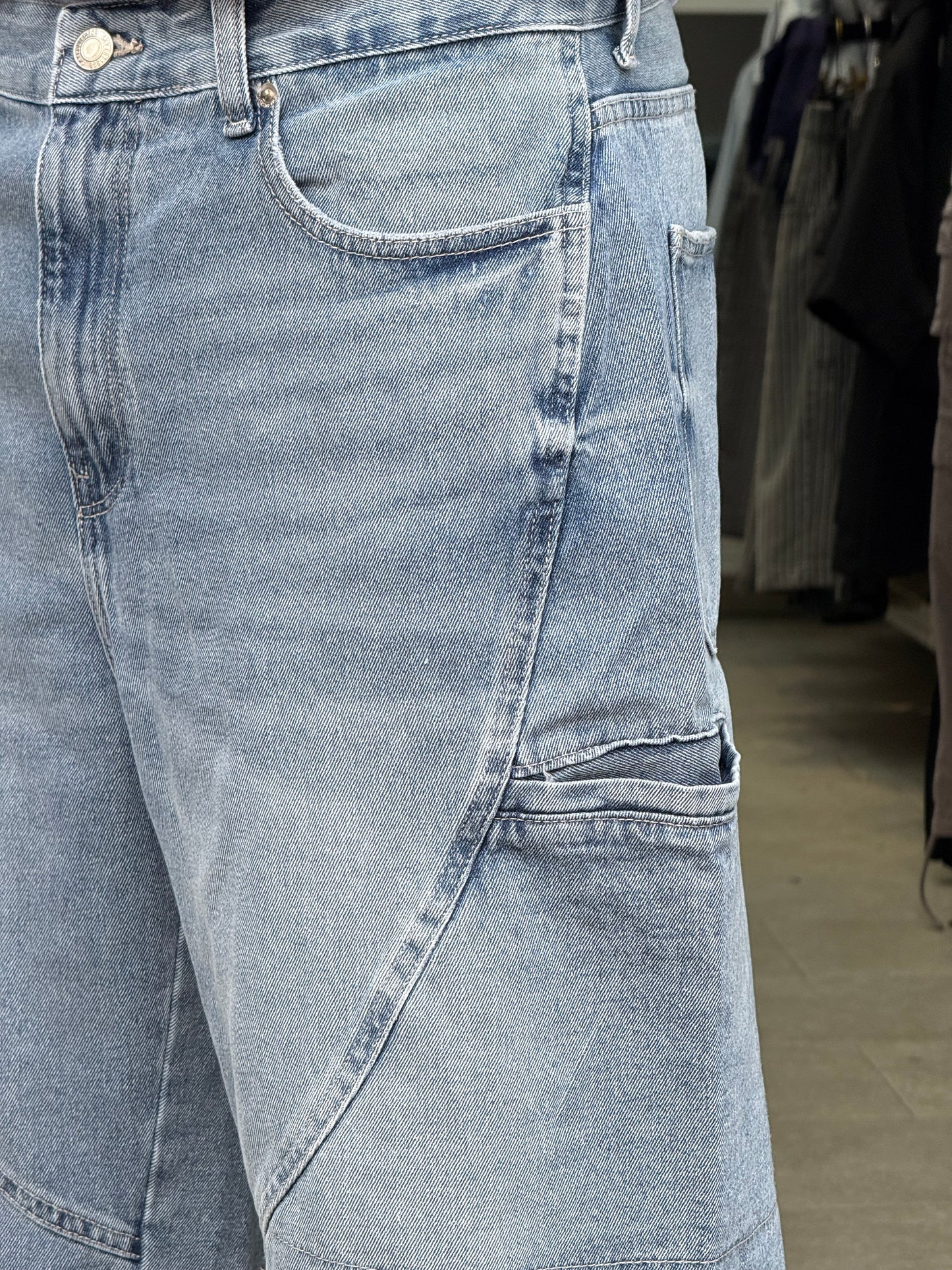 TWISTER JORTS BLEU