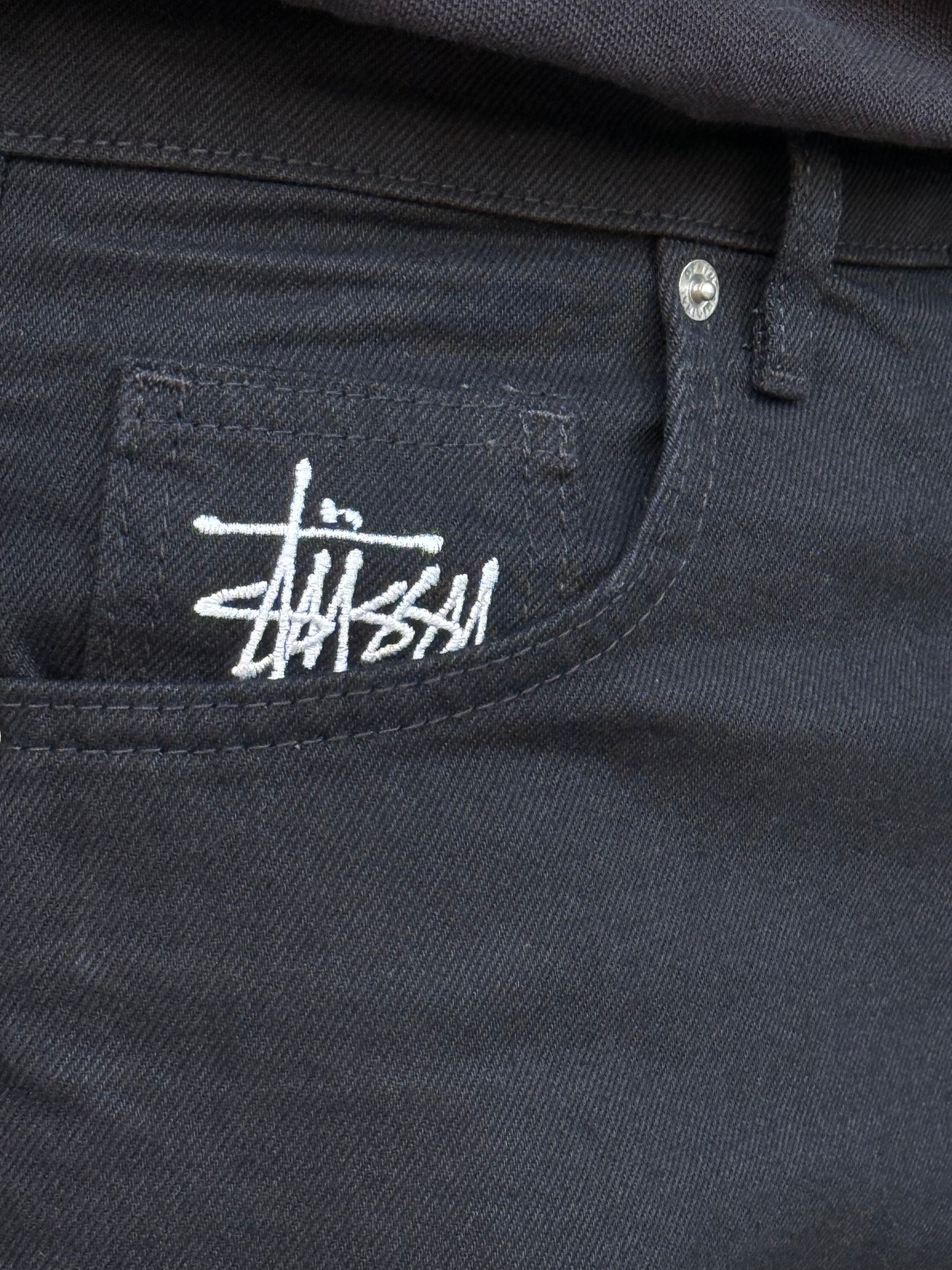 SUPPER BAGGY JEANS STUSSY (BLACK BLACK)