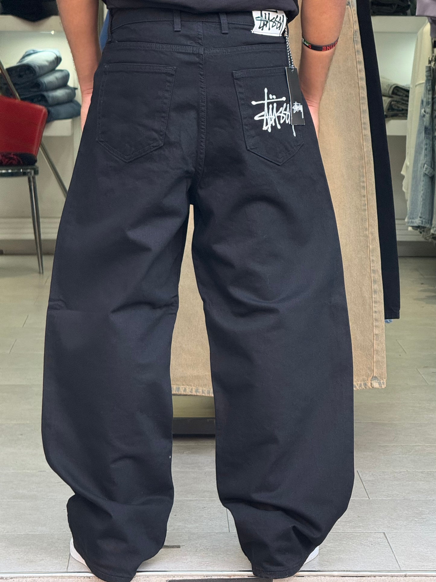 SUPPER BAGGY JEANS STUSSY (BLACK BLACK)