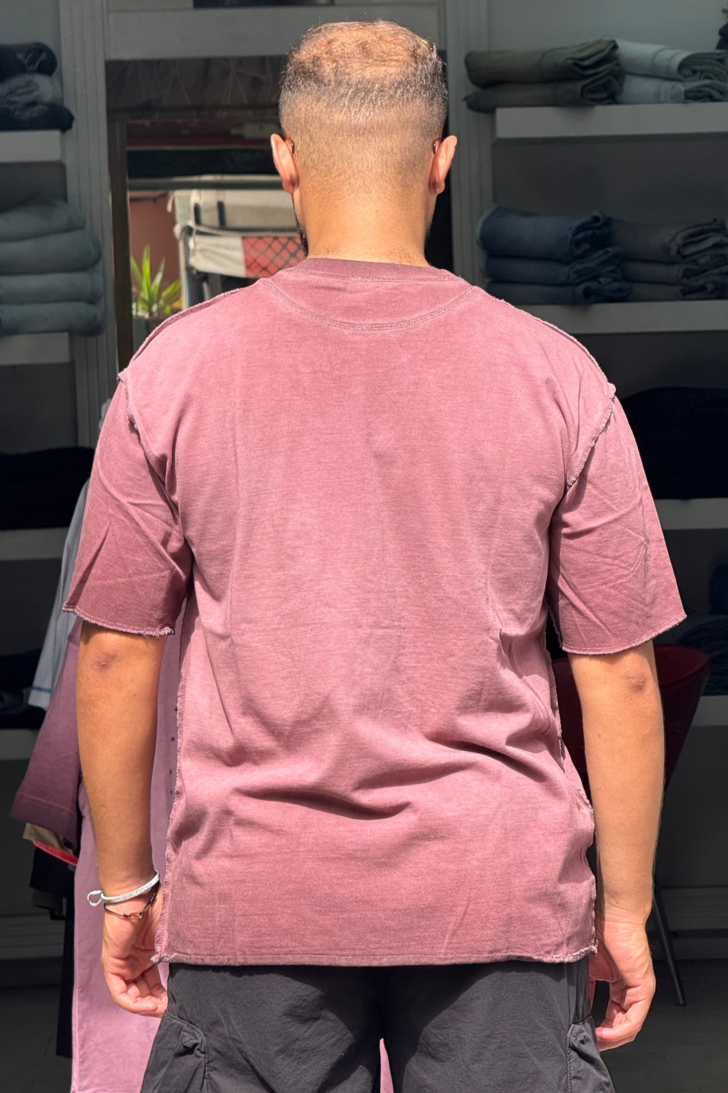 T-SHIRT PR BRUGUNDY