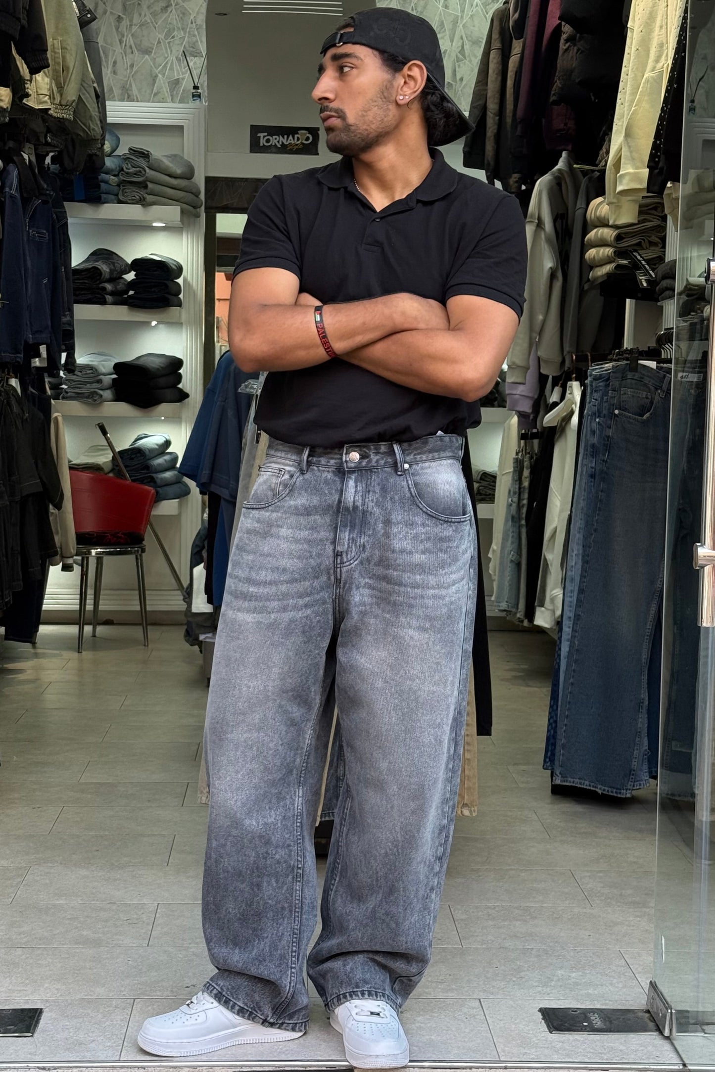 BAGGY JEANS L'INTROUVABLE (GREY)