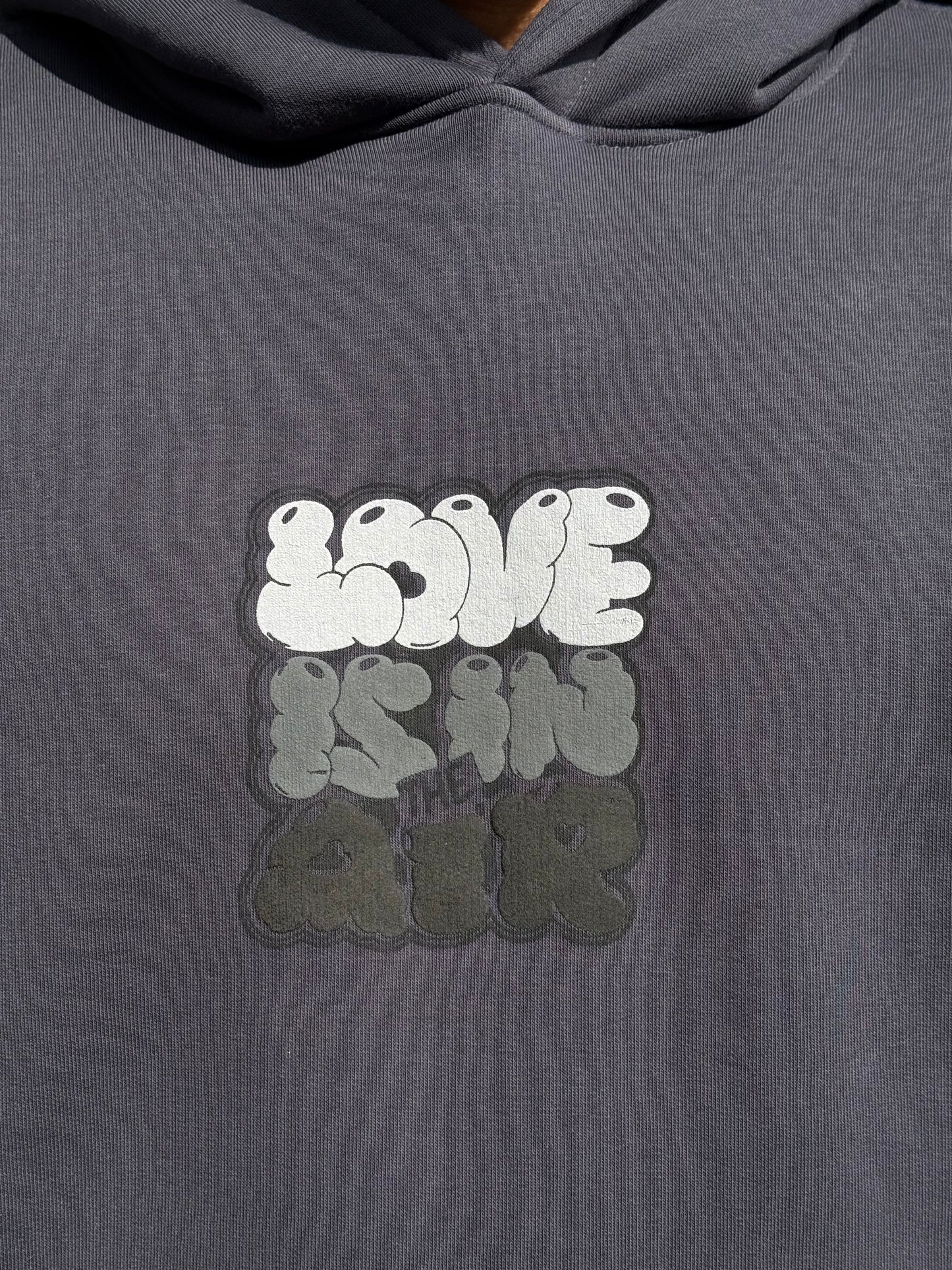 HOODIES LOVE IS IN THE AIR GREY