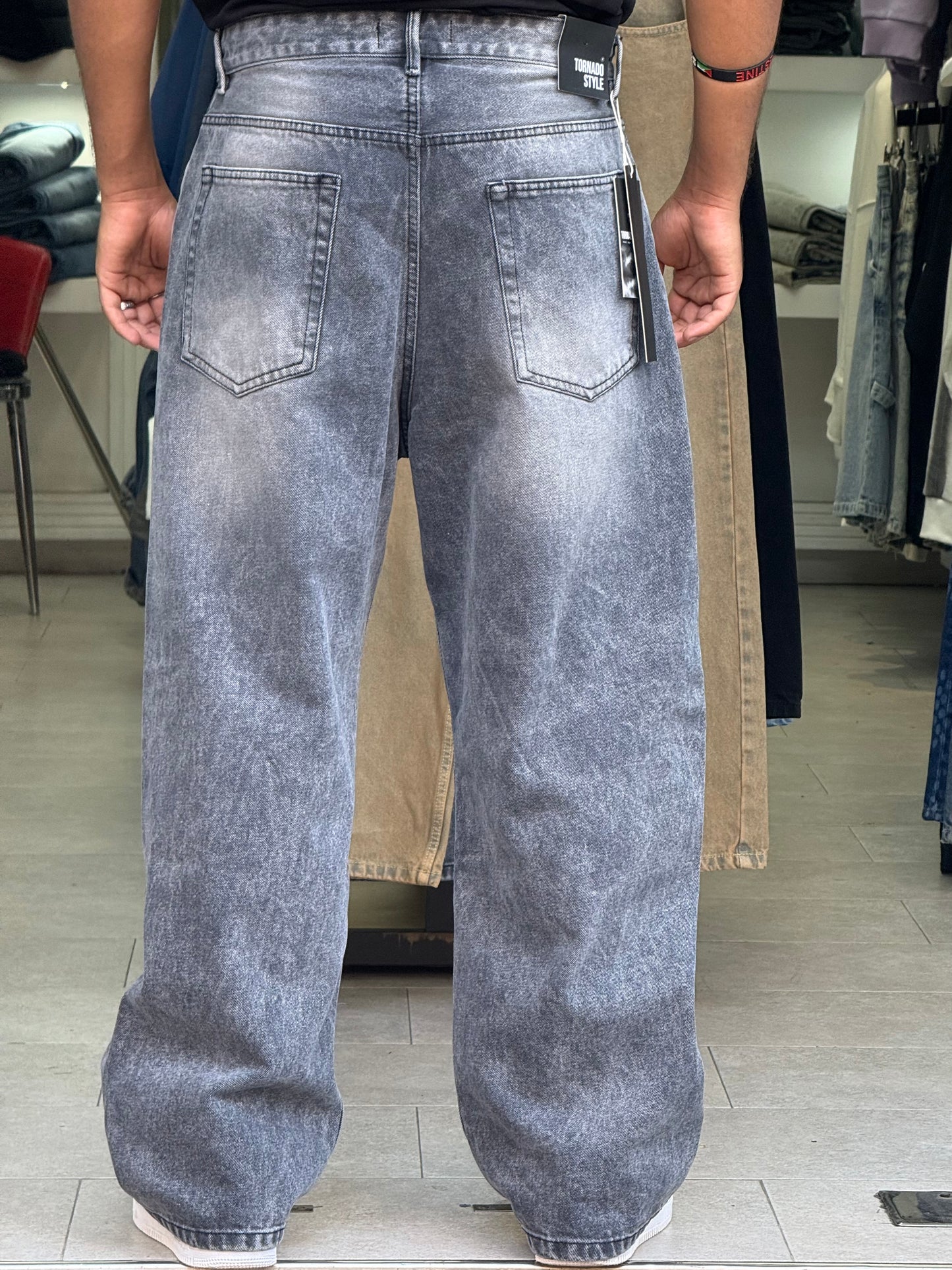 BAGGY JEANS L'INTROUVABLE (GREY)