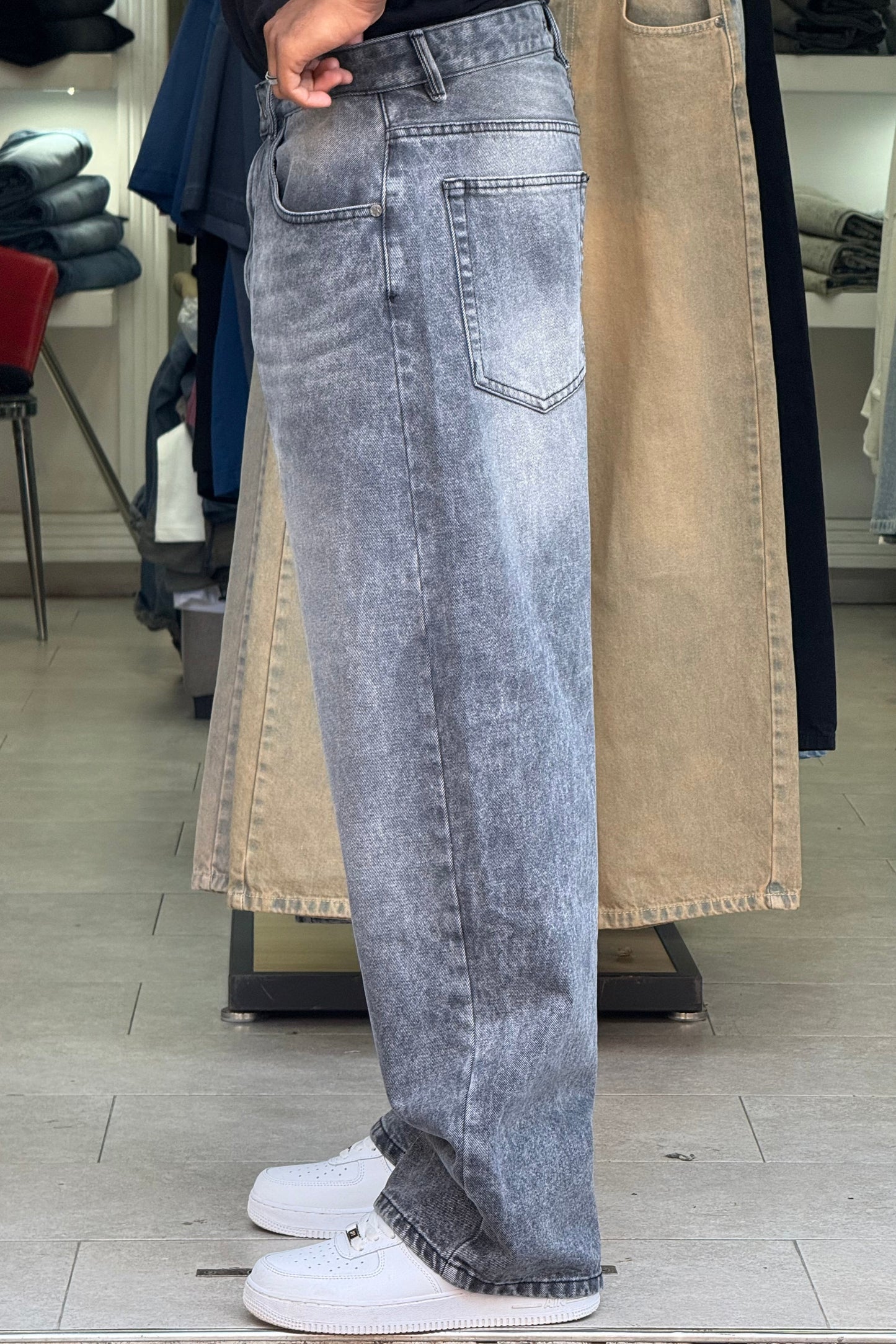 BAGGY JEANS L'INTROUVABLE (GREY)
