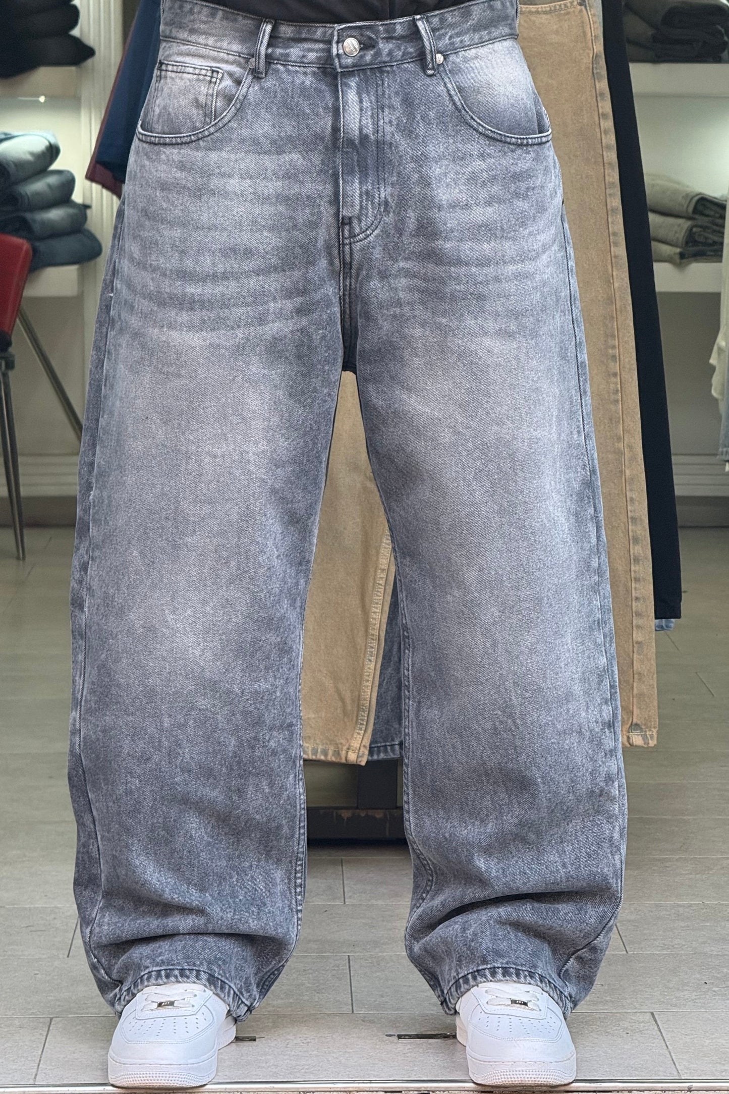 BAGGY JEANS L'INTROUVABLE (GREY)
