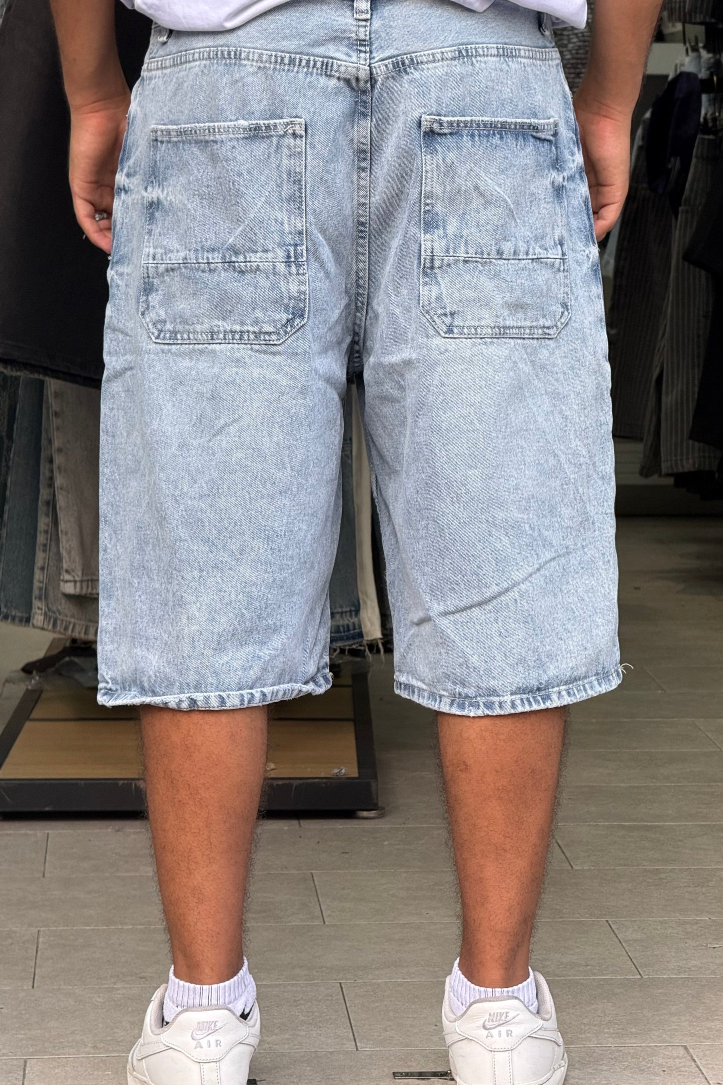 SKATER JORTS BLEU DELAVE SK