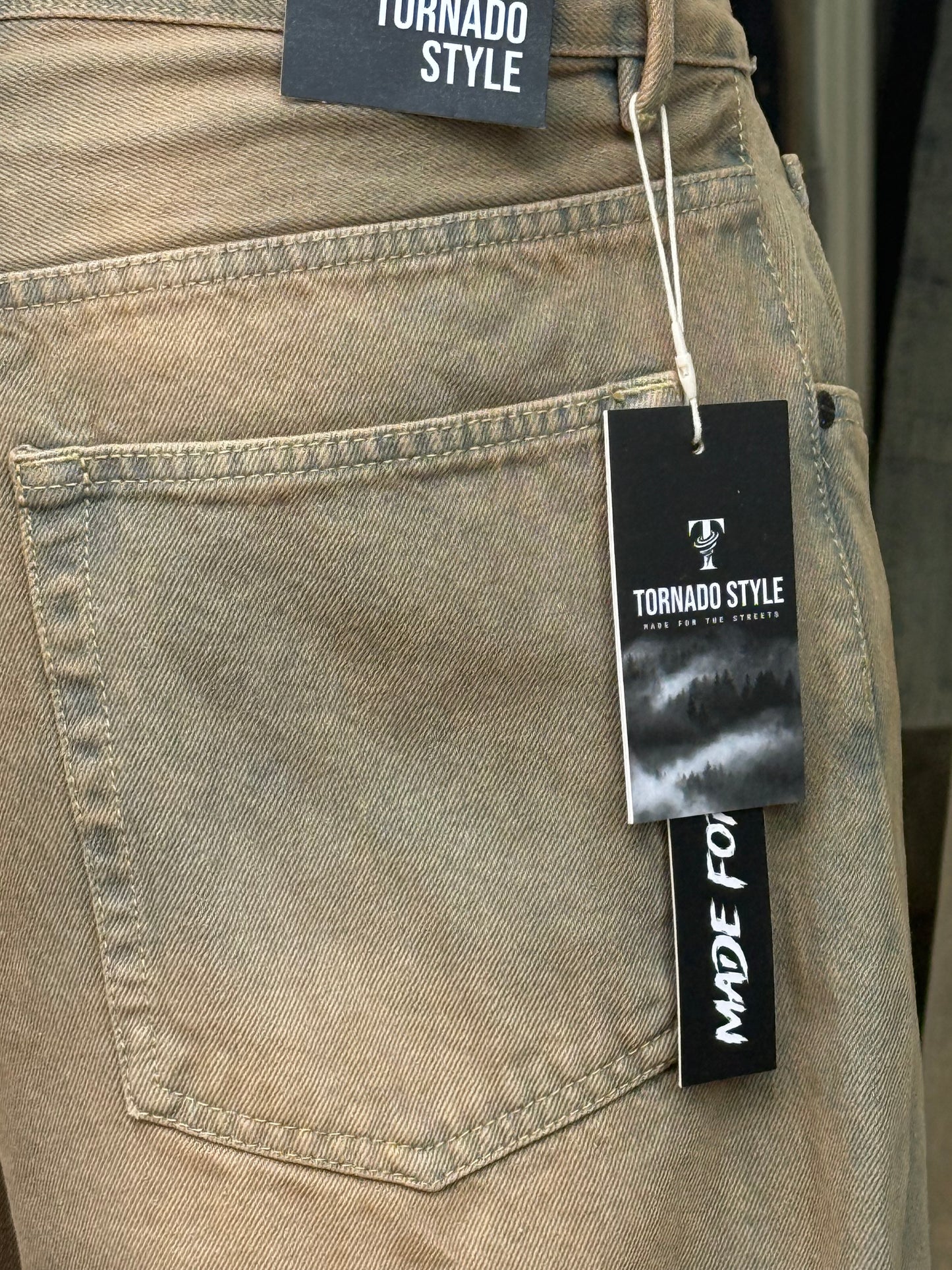 BAGGY JEANS L'INTROUVABLE (DIRTY VERT)