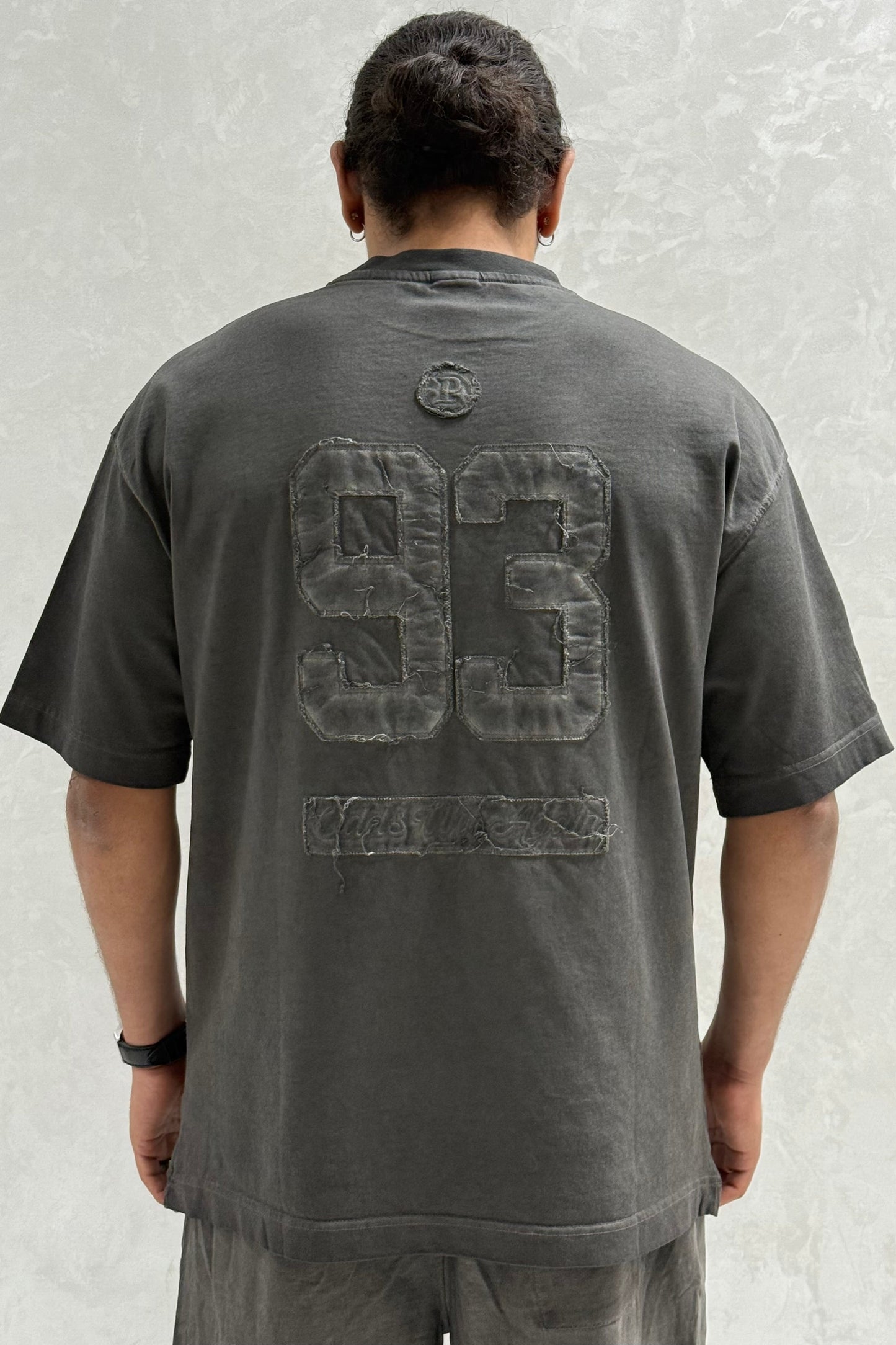 T-SHIRT PZ WASHED 93 GRIS