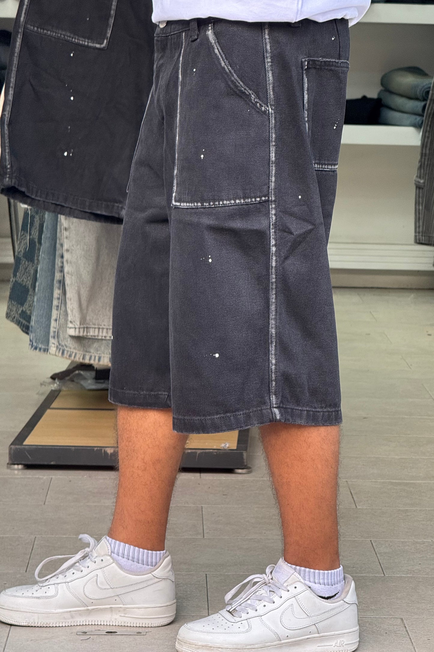 SKATER JORTS NOIR TCHATCHA
