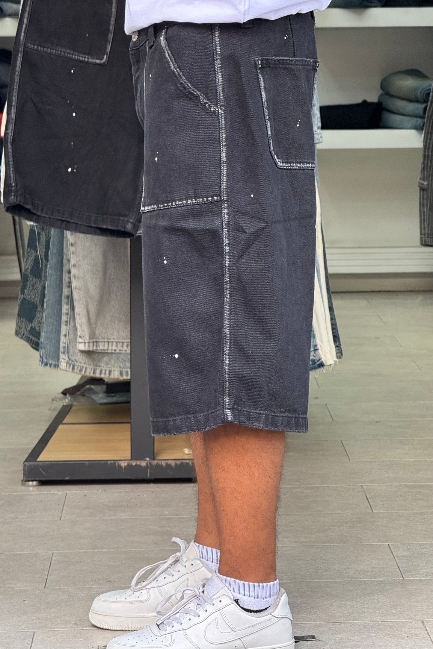 SKATER JORTS NOIR TCHATCHA
