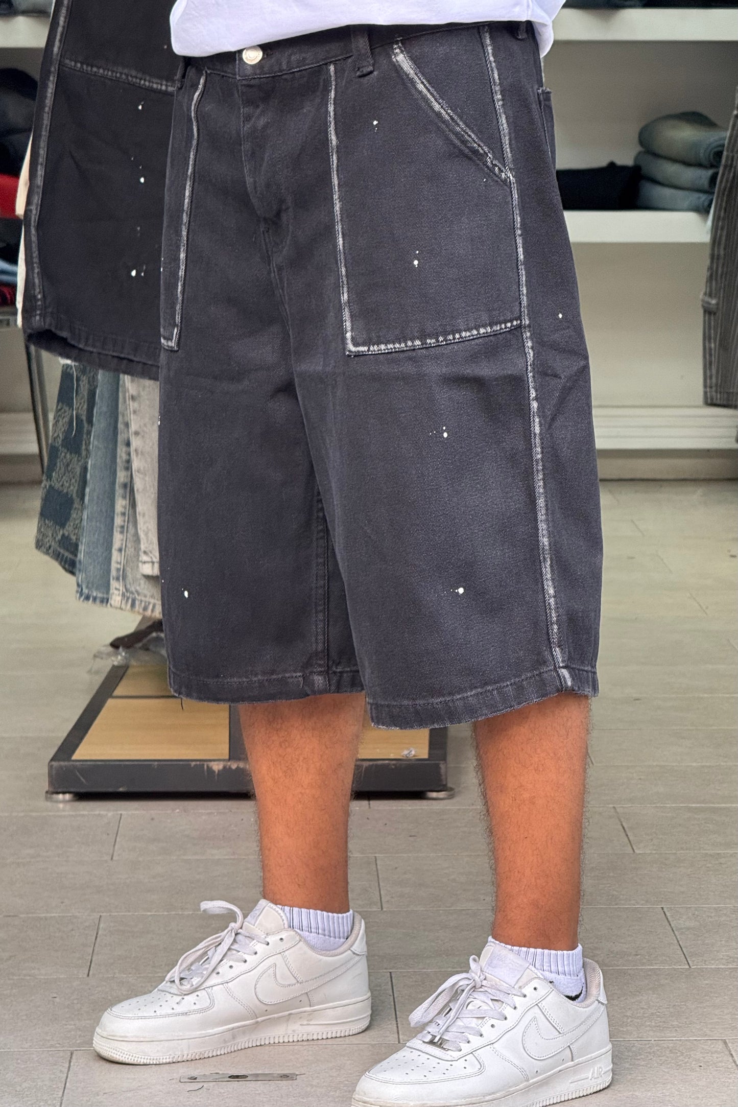 SKATER JORTS NOIR TCHATCHA