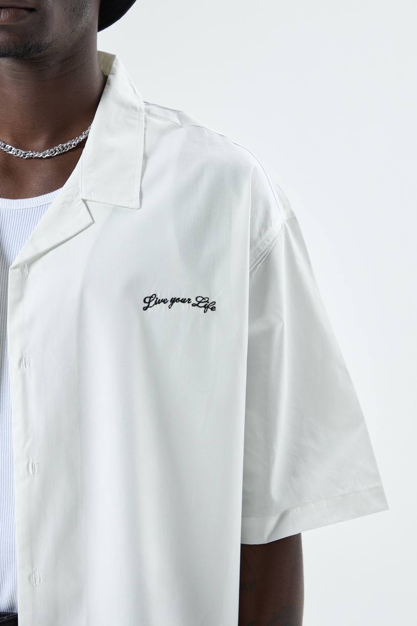 CHEMISE LIVE YOUR LIFE BLANCHE (ES) E70-189