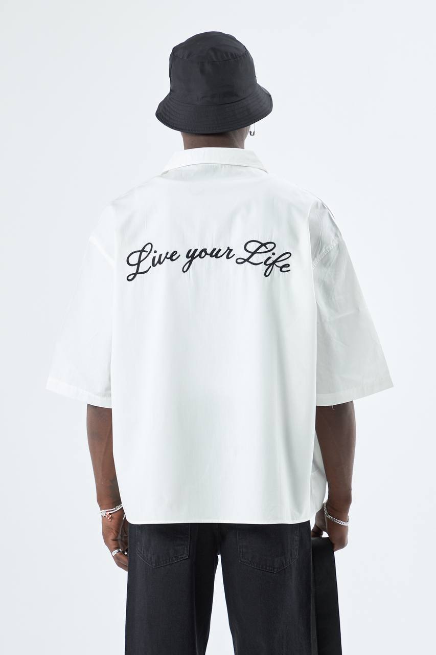 CHEMISE LIVE YOUR LIFE BLANCHE (ES) E70-189