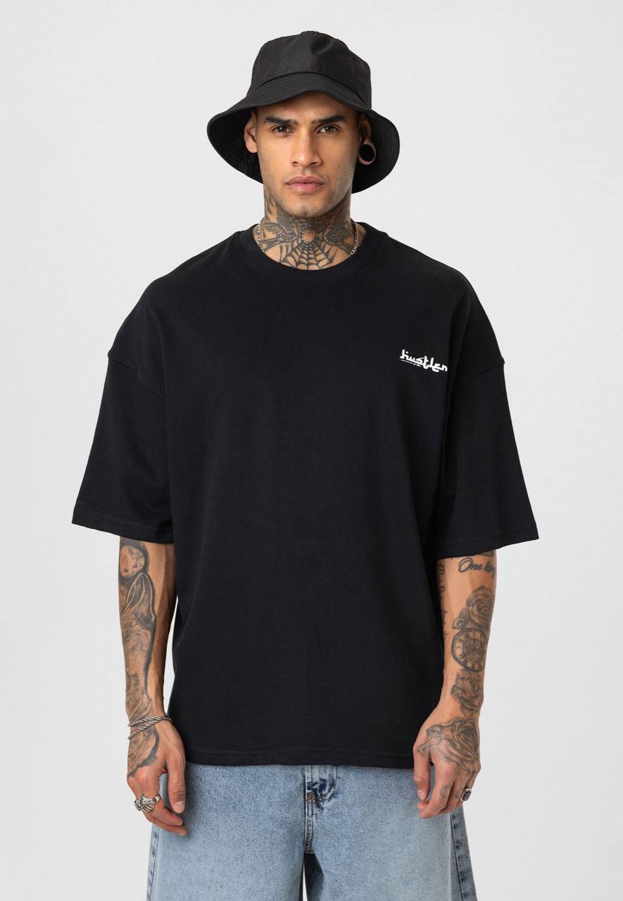 T-SHIRT CAGOULE BLACK (ES) E70-121