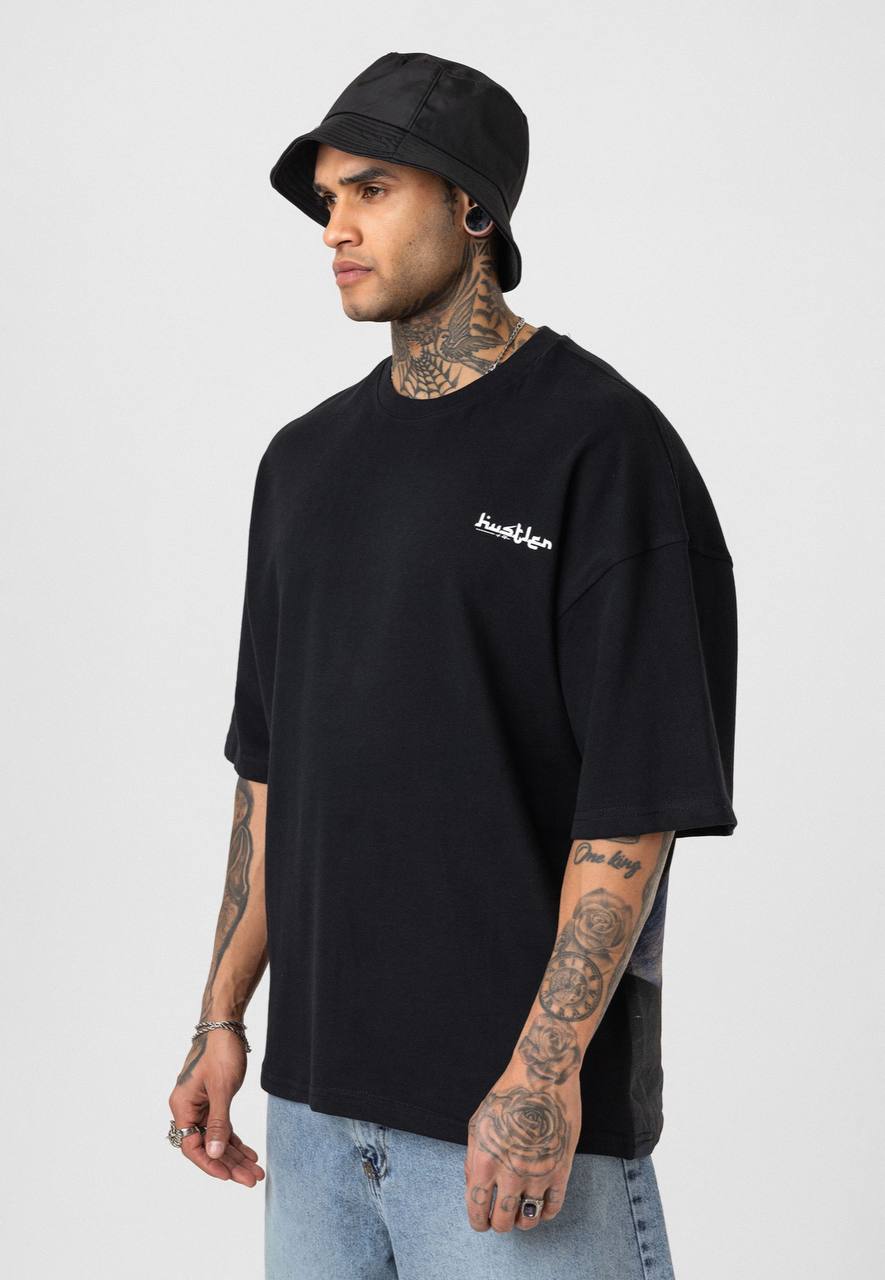 T-SHIRT CAGOULE BLACK (ES) E70-121