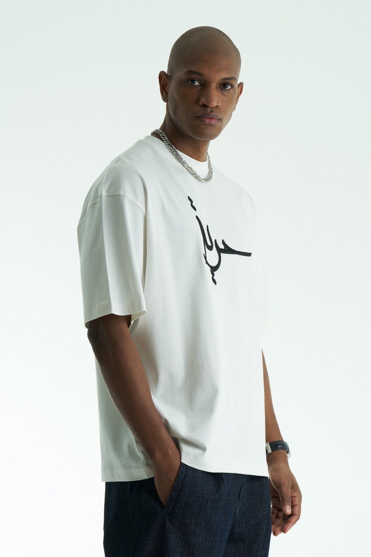 T-SHIRT SW WHITE حرية 5052
