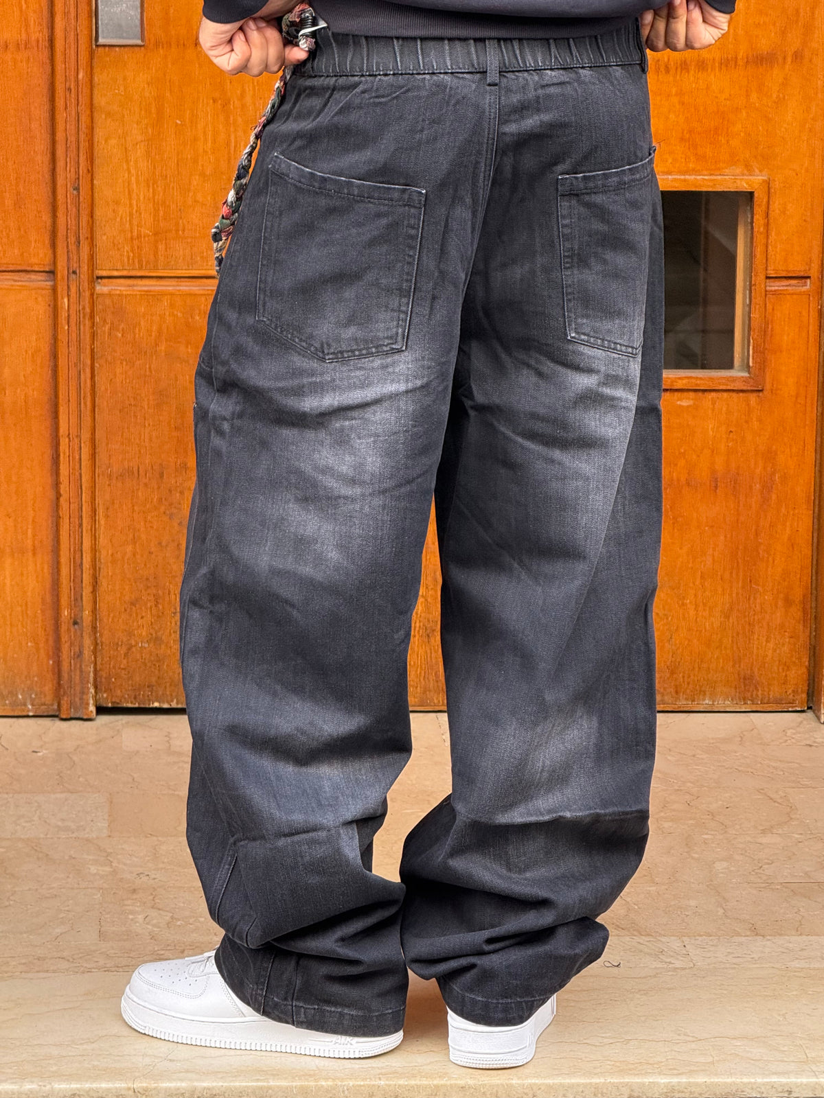 BAGGY JEANS BLACK CN