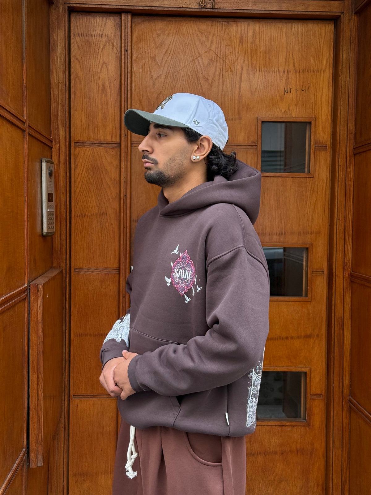 HOODIES SW BROWN 5285
