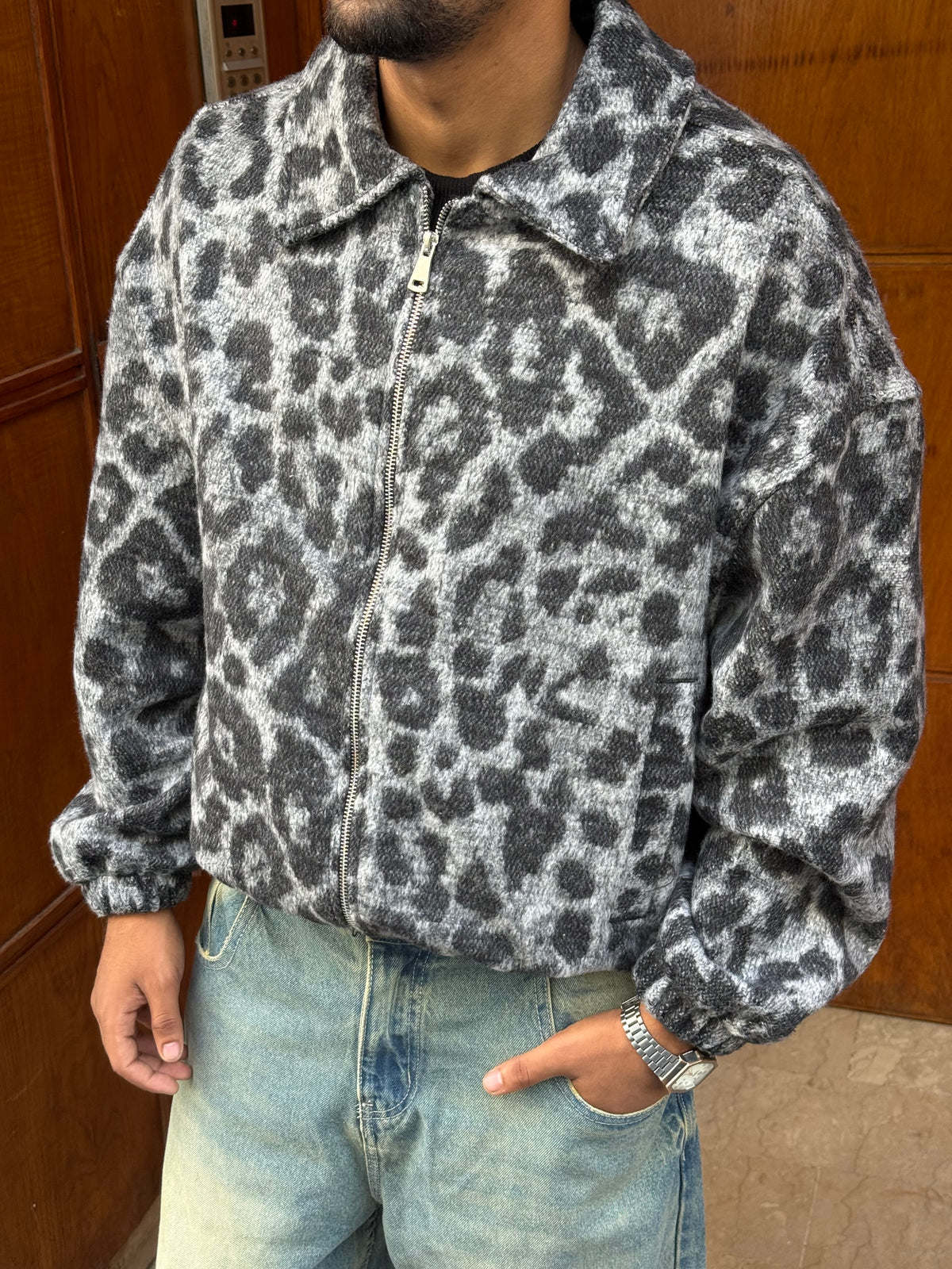 JACKET TIGER GREY PZ