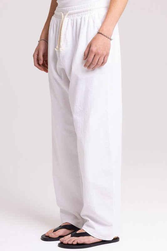 LINEN PANTS WHITE 40-10-4