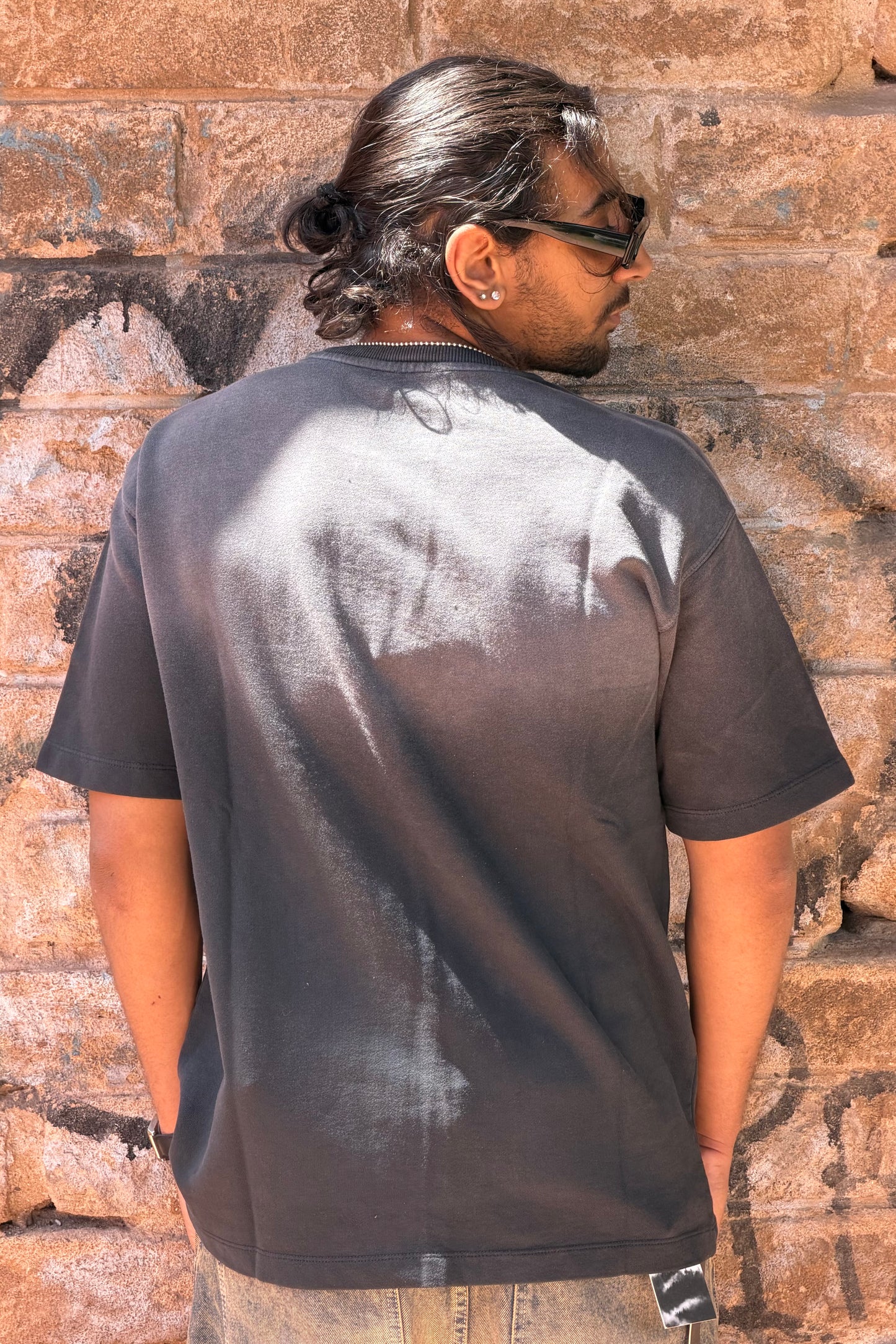 T-SHIRT WASHED DRAGON BLACK