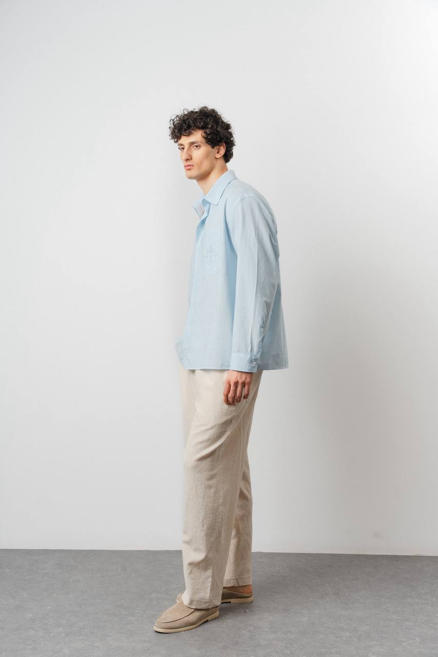CHEMISE J&J BLUE Y130