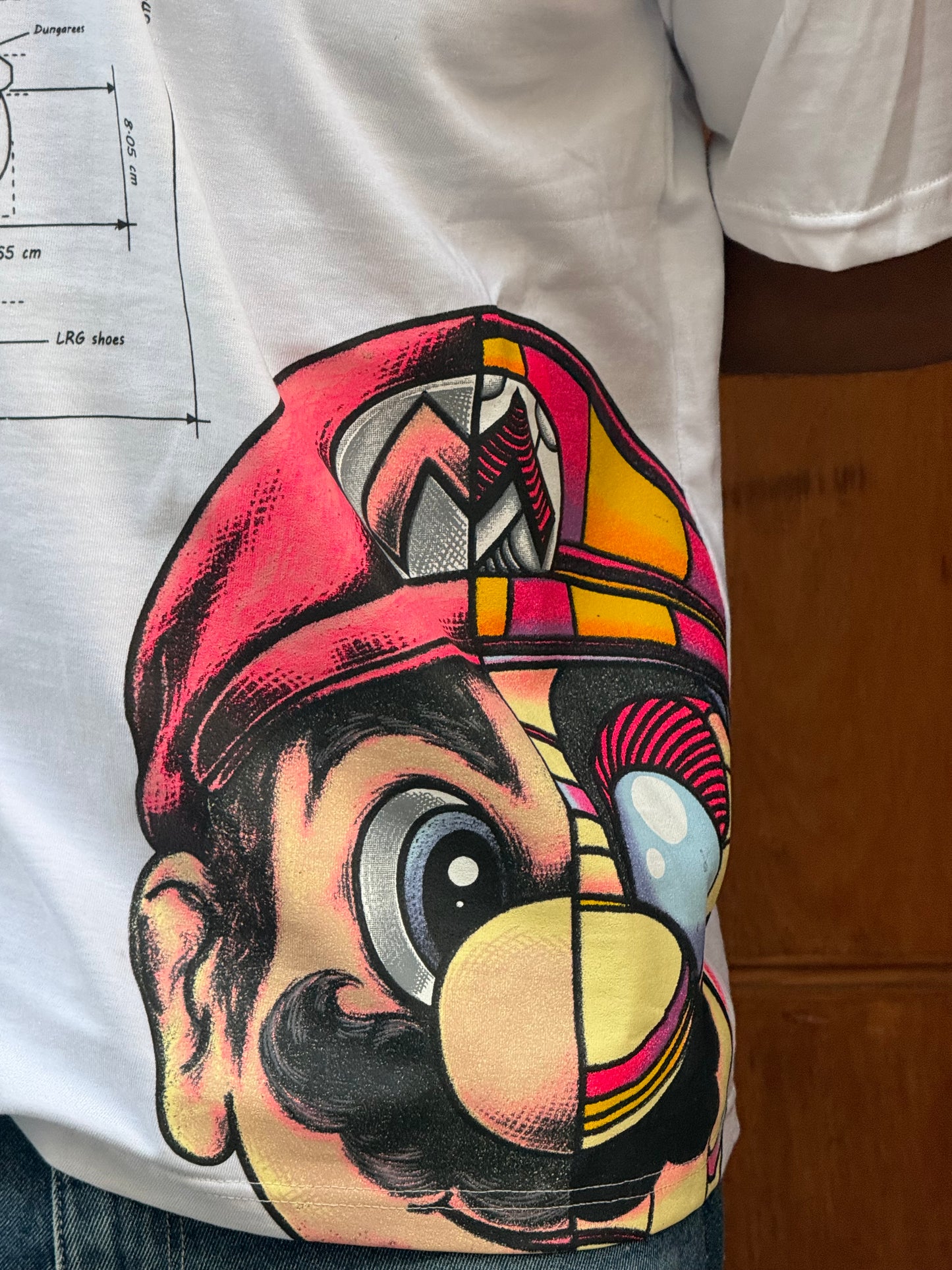 T-SHIRT MARIO WHITE BL