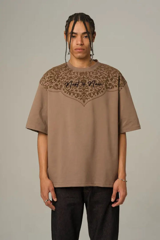 T-SHIRT BU BROWN T-43