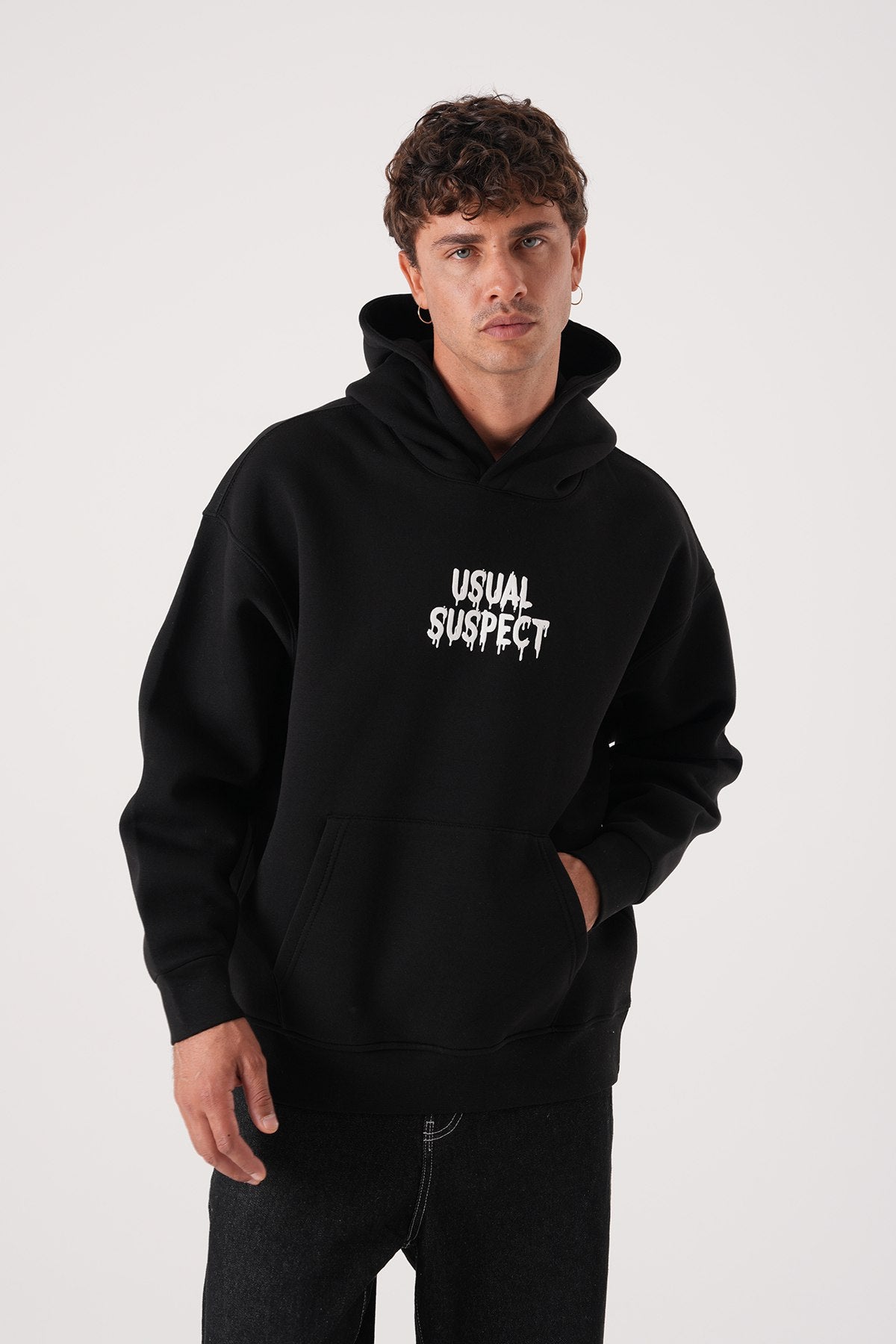 HOODIES USUAL SUSPECT BLACK 257012