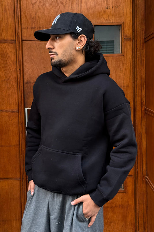HOODIES BASIC BLACK OVX