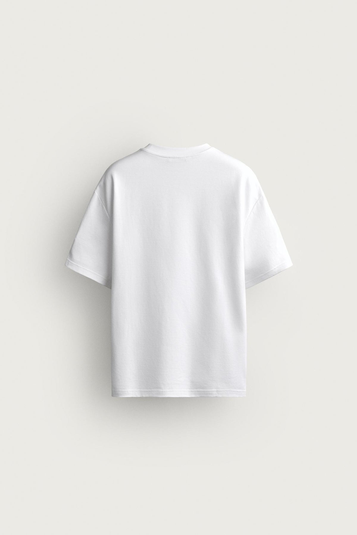 T-SHIRT BASIC ZARA ORIGINAL WHITE