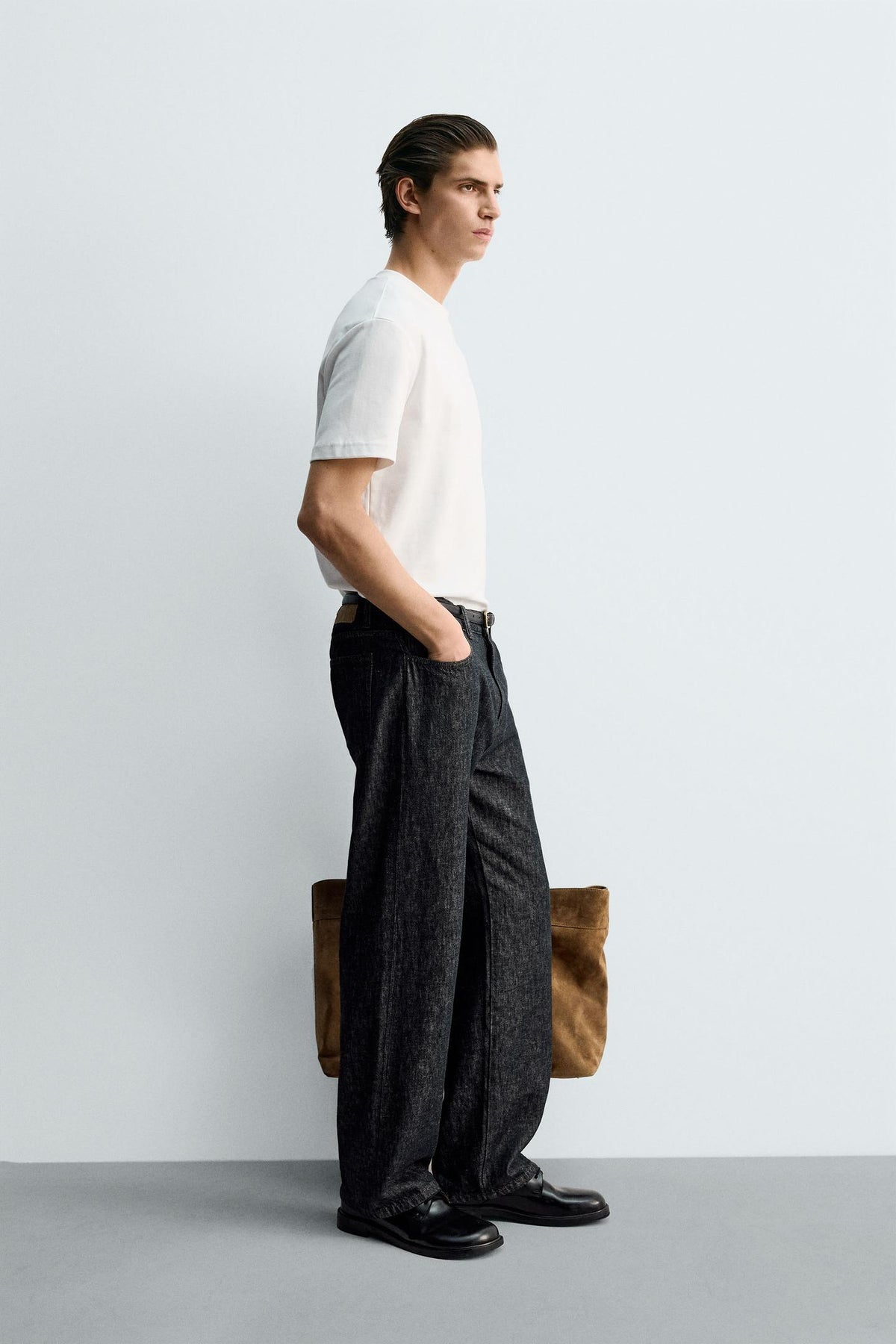 T-SHIRT BASIC ZARA ORIGINAL WHITE