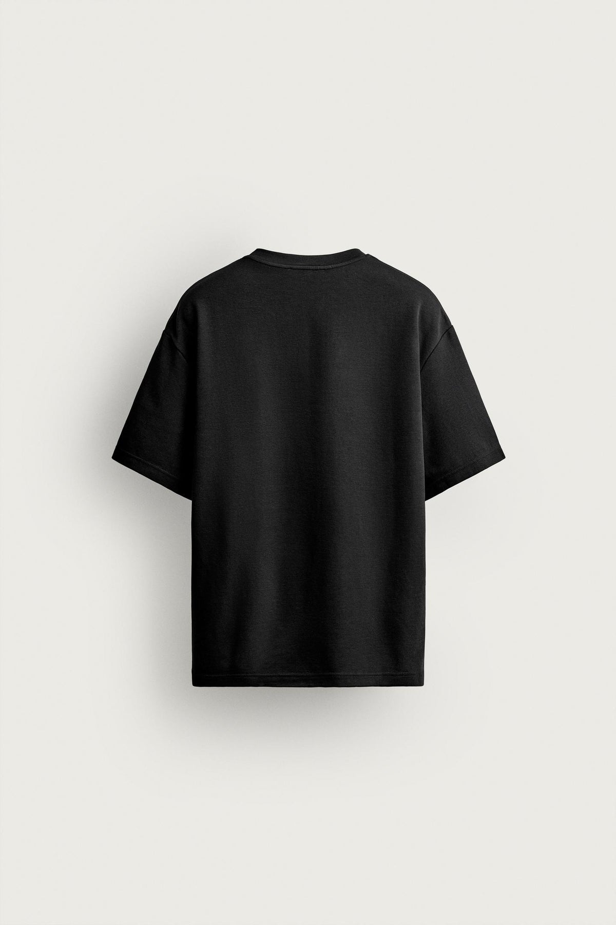 T-SHIRT BASIC ZARA ORIGINAL BLACK