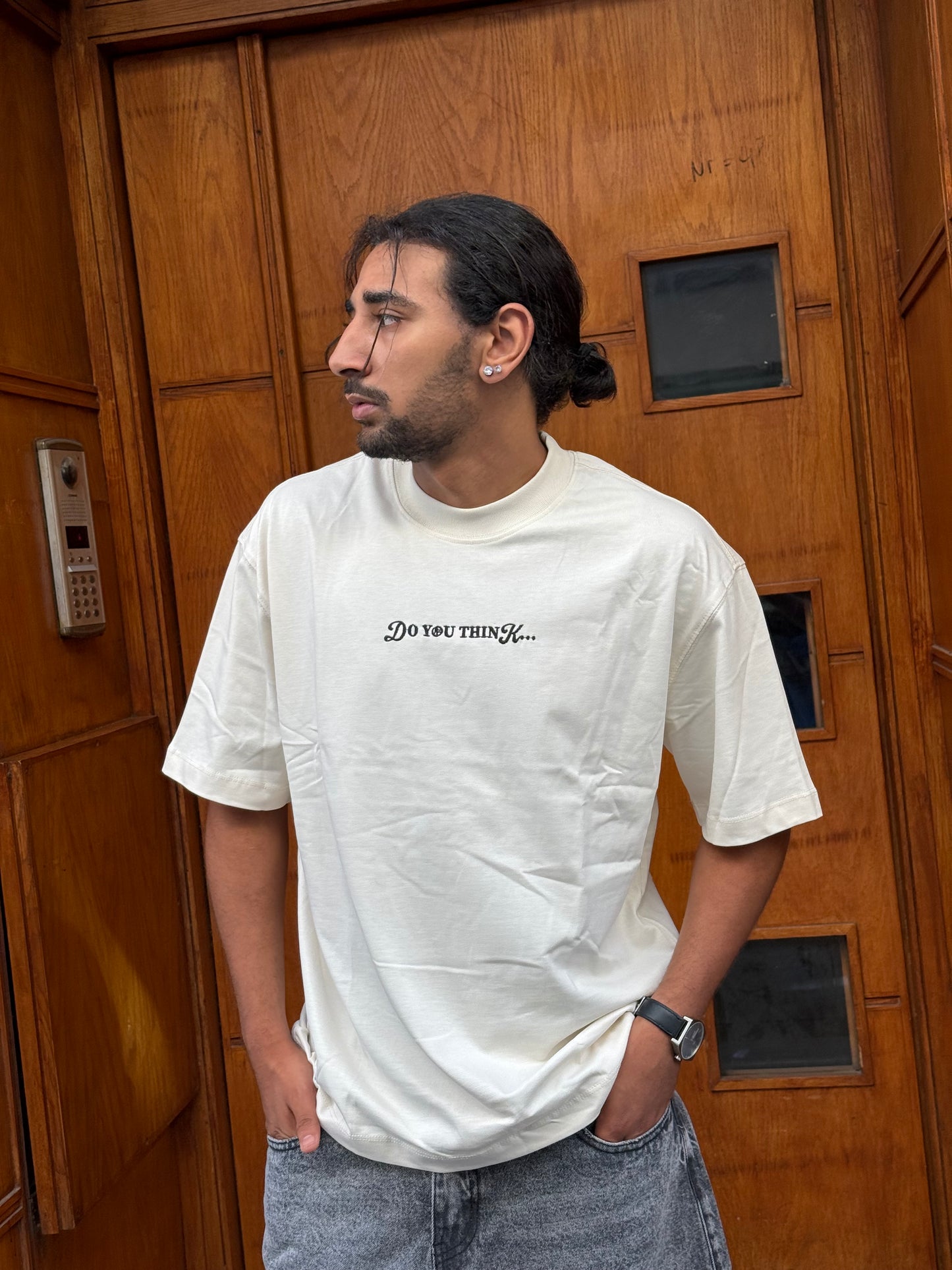 T-SHIRT DO YOU THINK BEIGE 261044