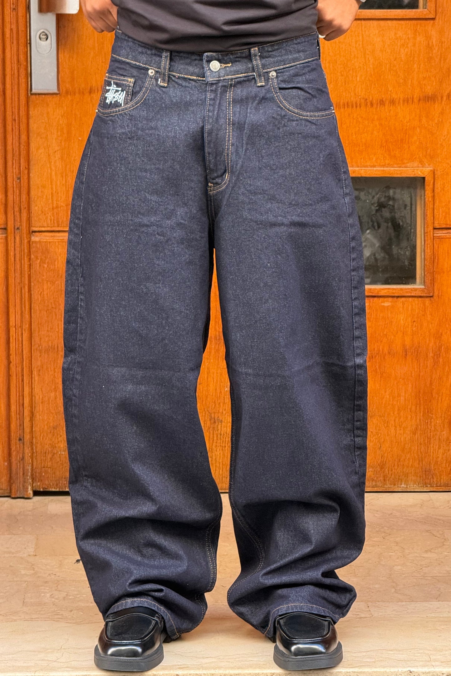 SUPPER BAGGY STUSSY BRIDGE BLEU