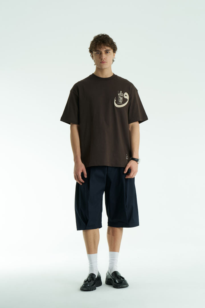 T-SHIRT SW BROWN 5105