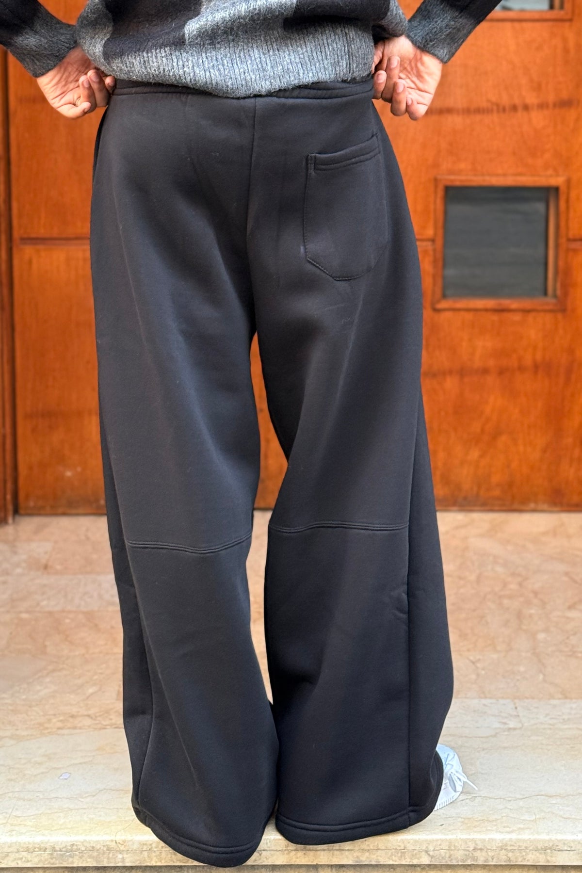 SUPPER BAGGY SWEATPANTS BLACK OVX