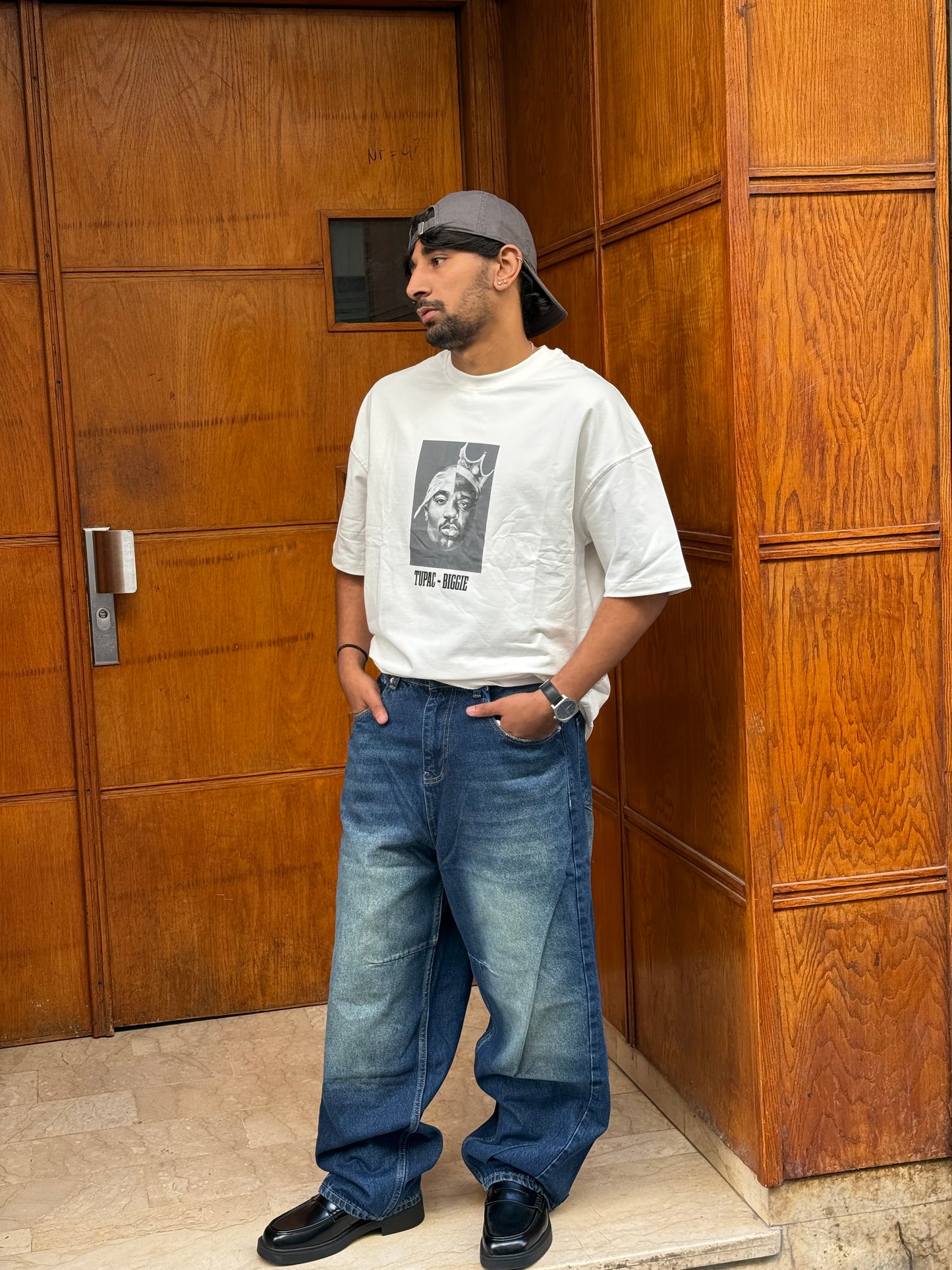 T-SHIRT TUPAC-BIGGIE WHITE ESCO