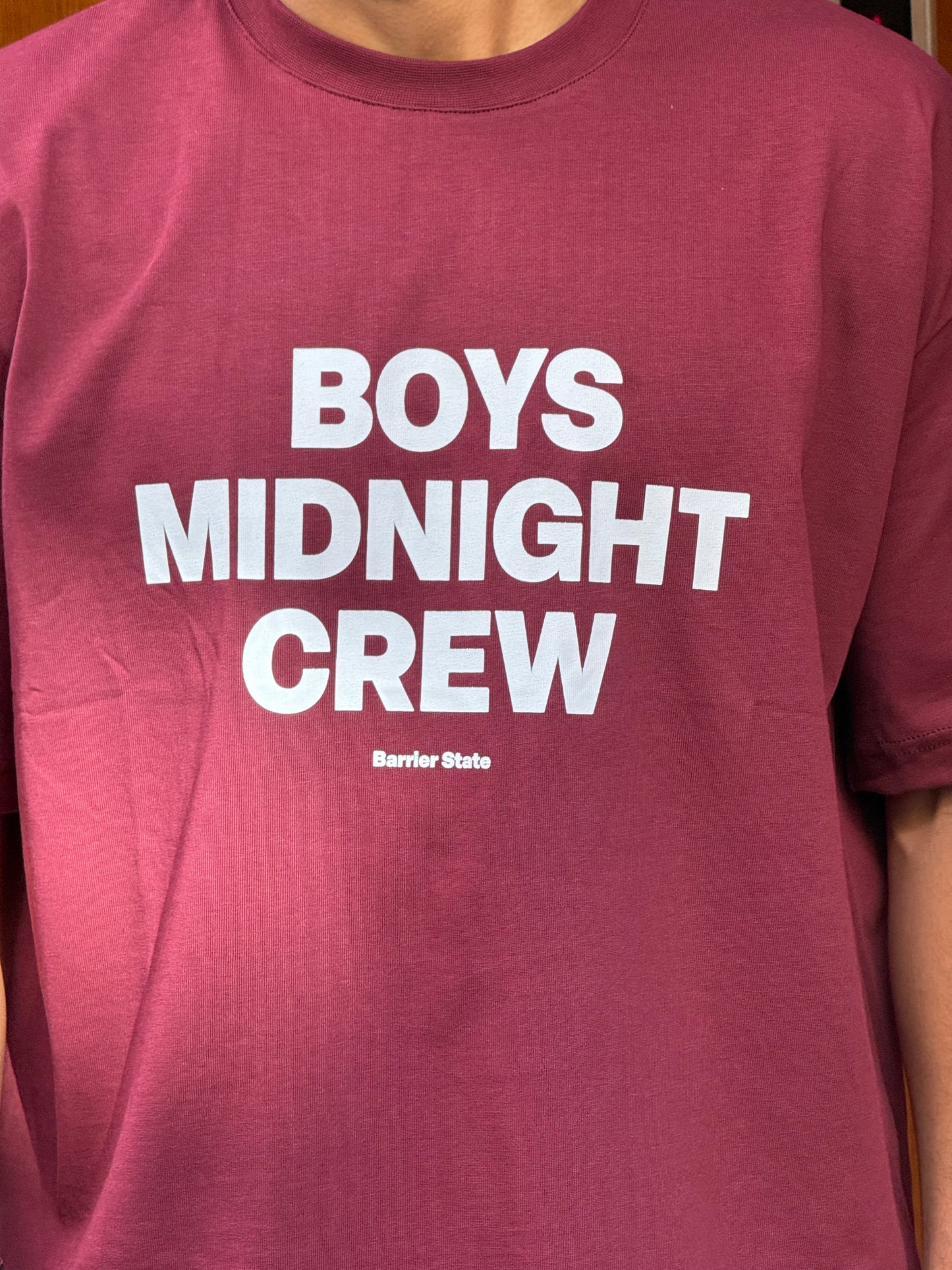 T-SHIRT CROPPED BOYS MINIGHT CHERRY BR 20-217