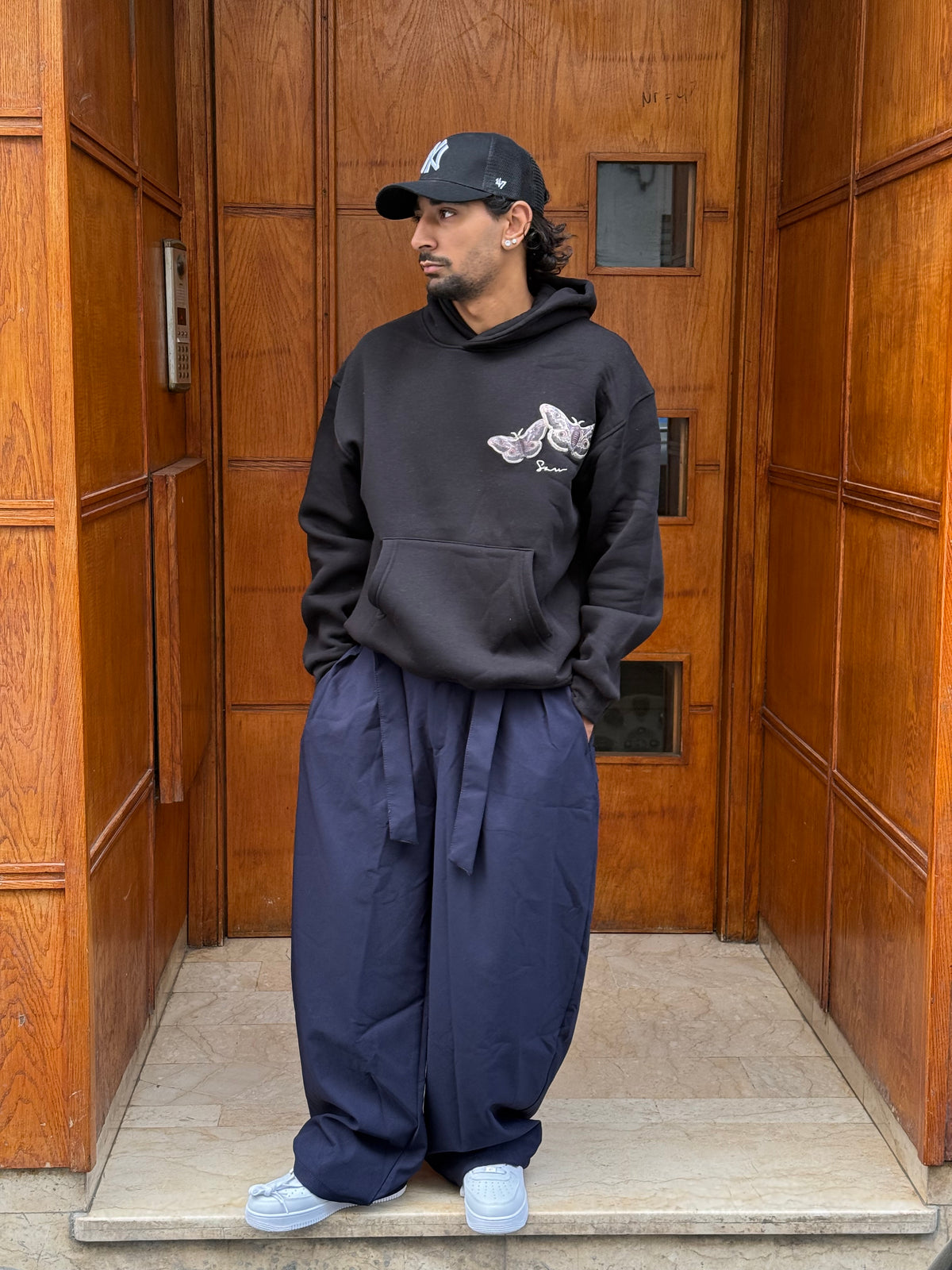 TROUSER PANTS OVERSIZE (BLUE) V80-38
