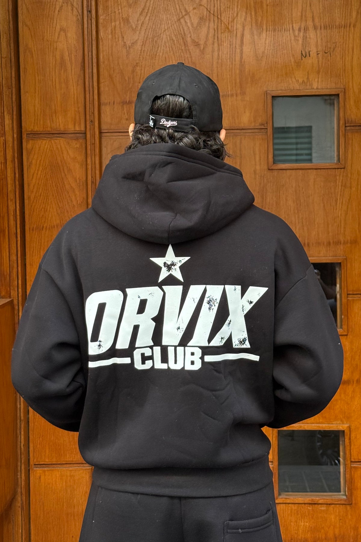 HOODIES CROP ZIP ORVIX CLUB BLACK OVX