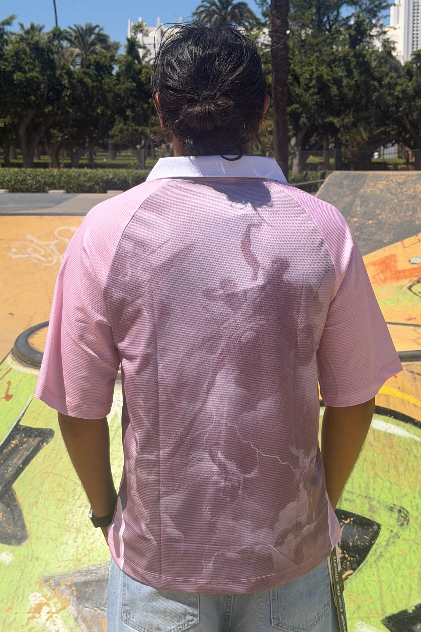 AMERICAN T-SHIRT OFF PINK 8895