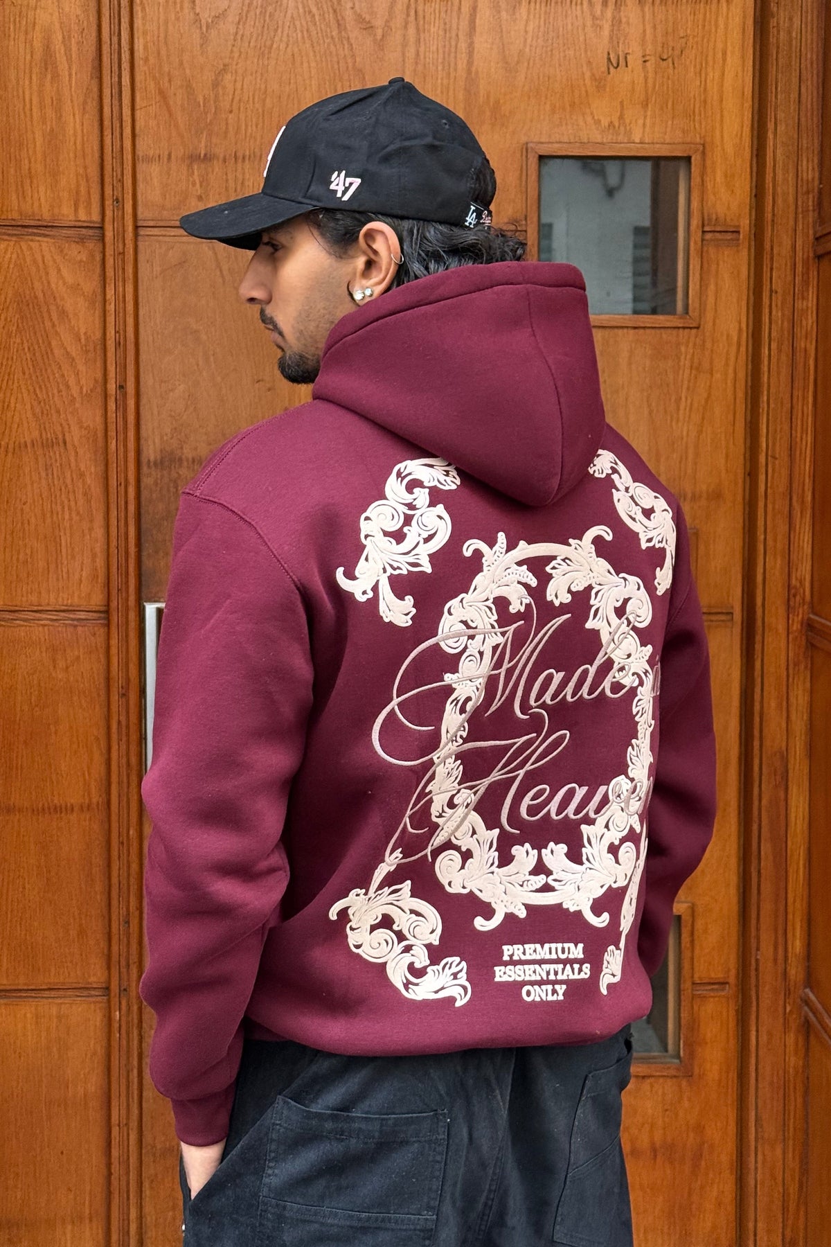 HOODIES MADE IN HEAVEN BURGUNDY BL