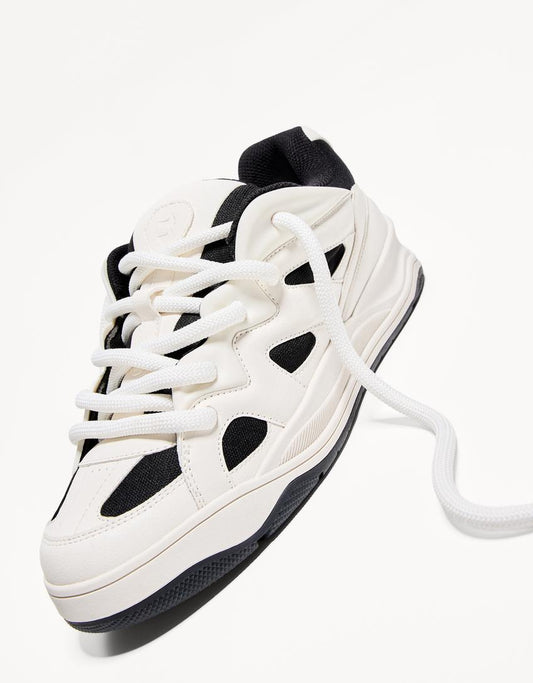 Contrast skate trainers BERSHKA ORIGINAL