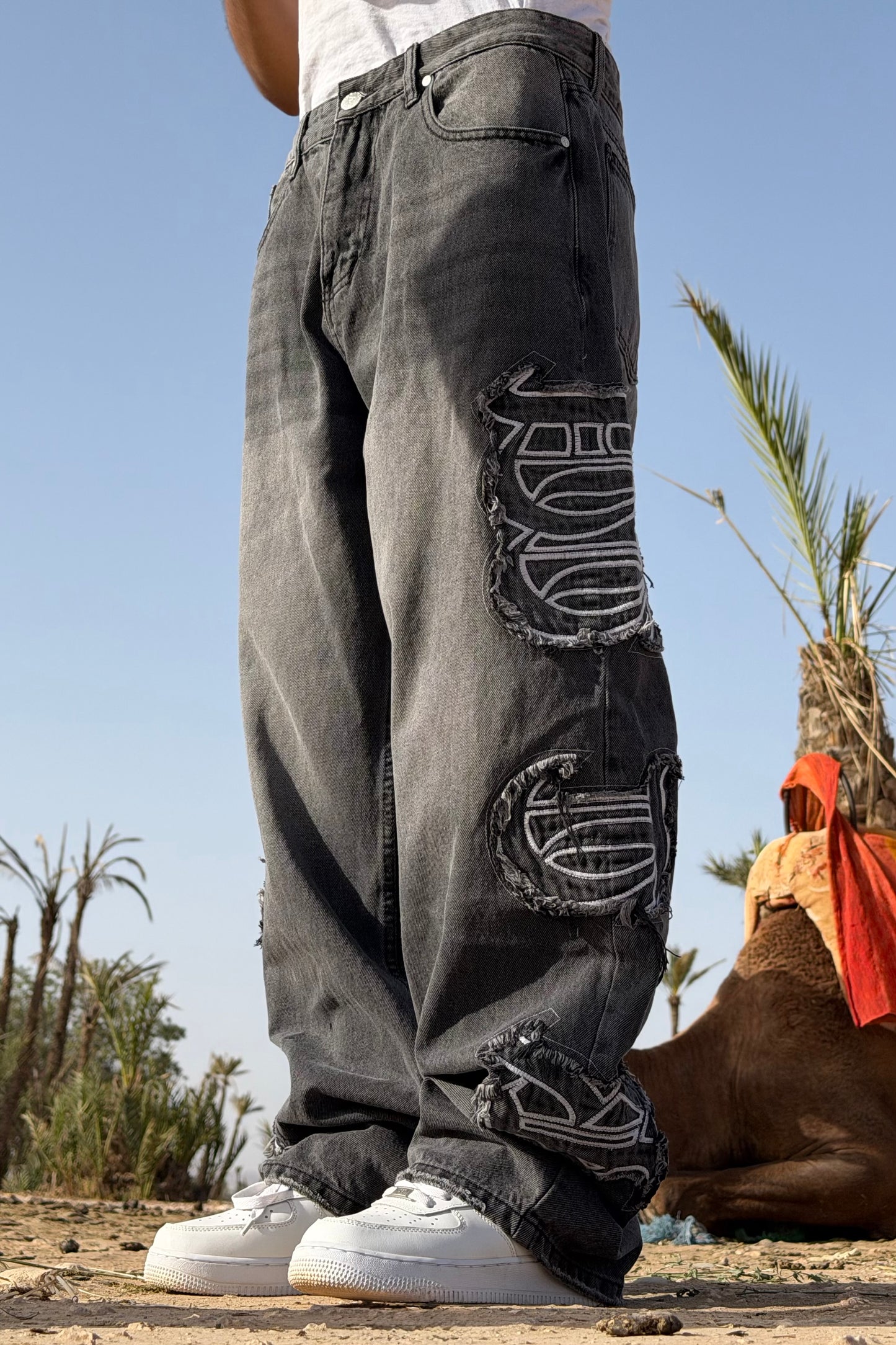 BAGGY JEANS L’INTROUVABLE (GRIS NOIR)