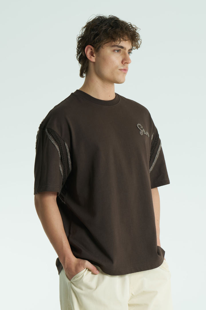 T-SHIRT SW BROWN 5085