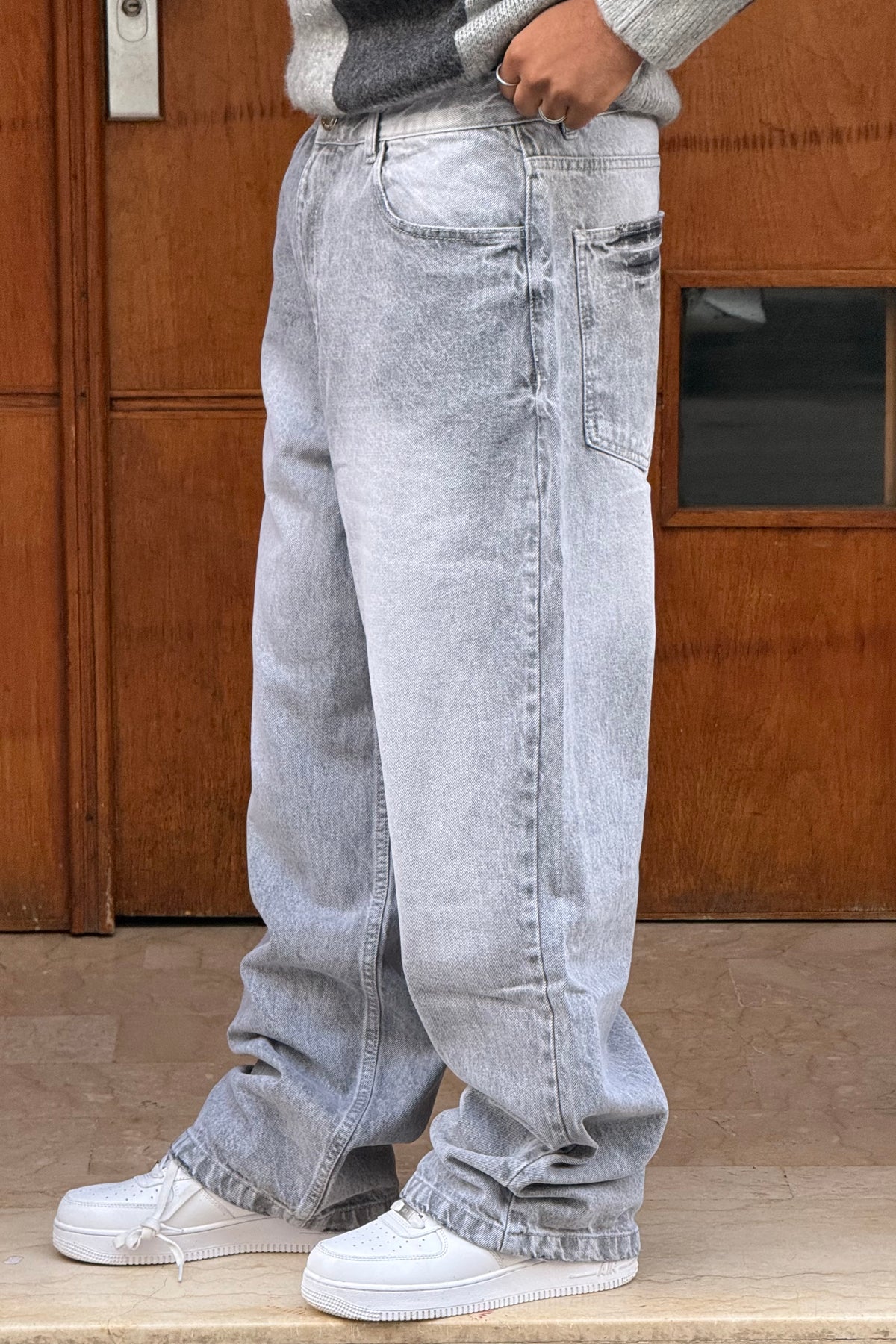 BAGGY JEANS BS (GREY)