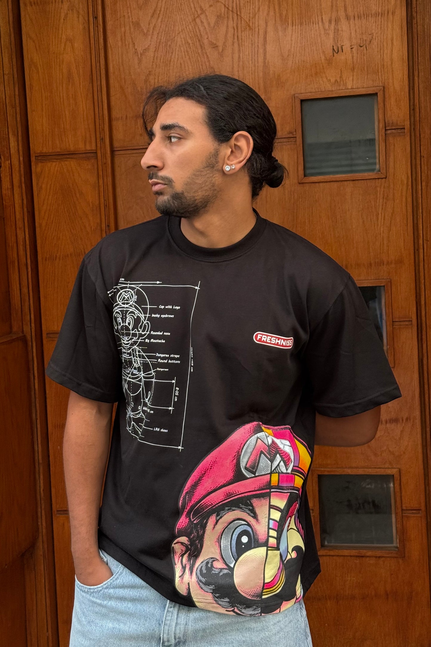T-SHIRT MARIO BLACK BL