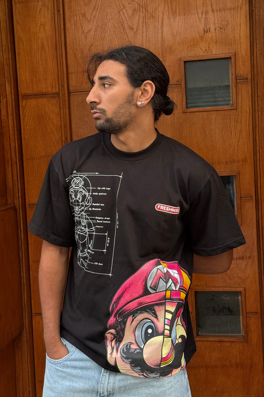 T-SHIRT MARIO BLACK BL